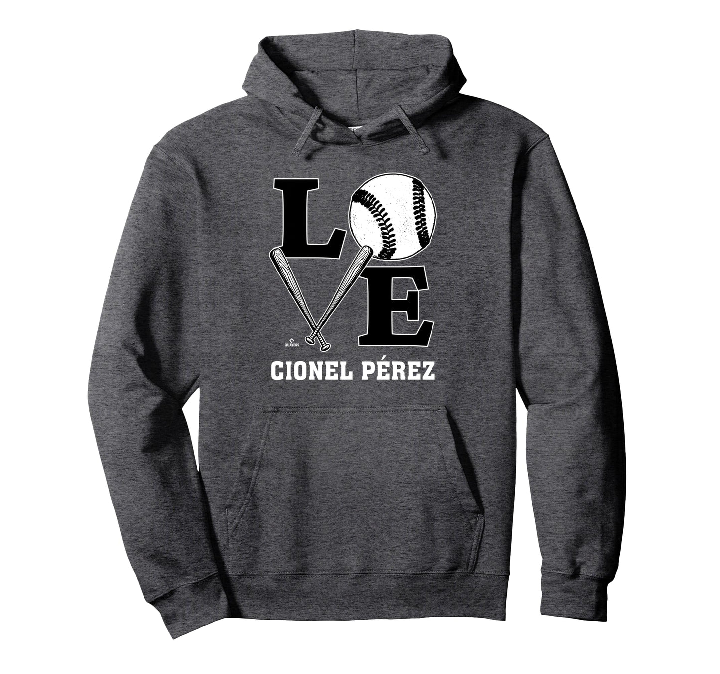 Distressed Baseball Love Cionel P Rez Hoodie - Unique Graphic Unisex - T-Shirt, Sweatshirt, Hoodie