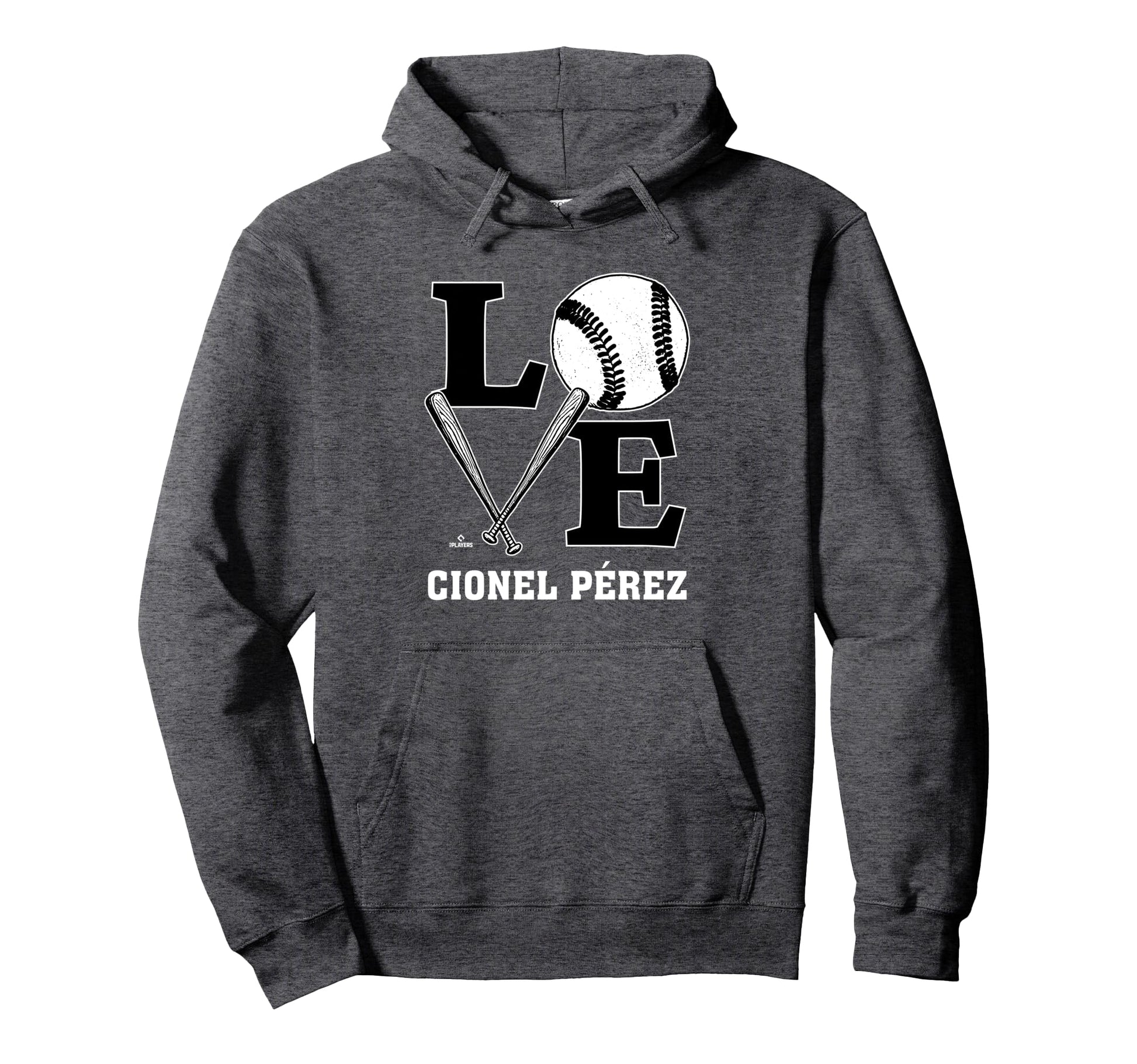 Distressed Baseball Love Cionel P Rez Hoodie - Unique Graphic Unisex - T-Shirt, Sweatshirt, Hoodie
