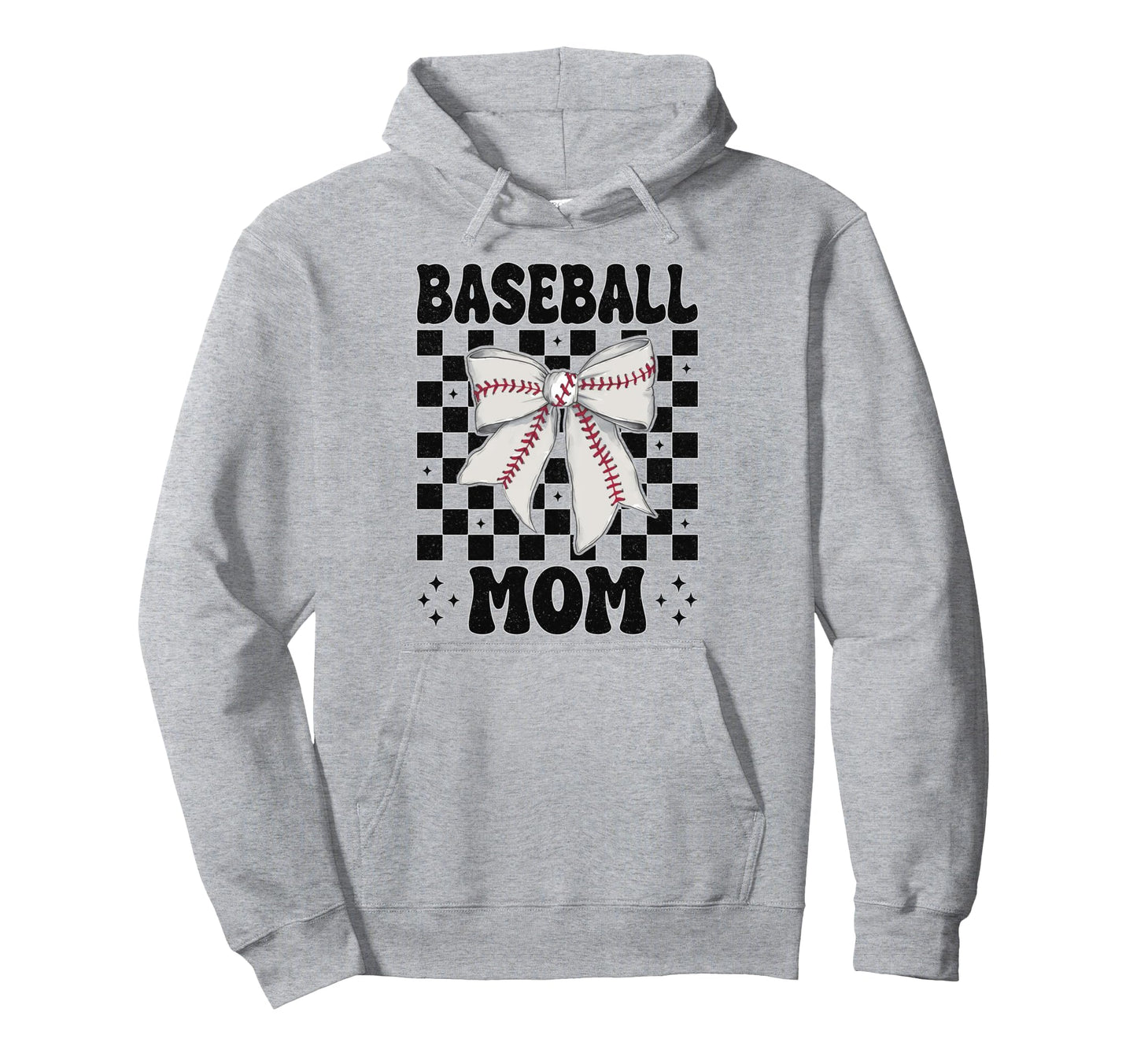 Baseball Mom Baseball Mama Mothers Hoodie - Custom Art Print for Adults - T-Shirt, Sweatshirt, Hoodie