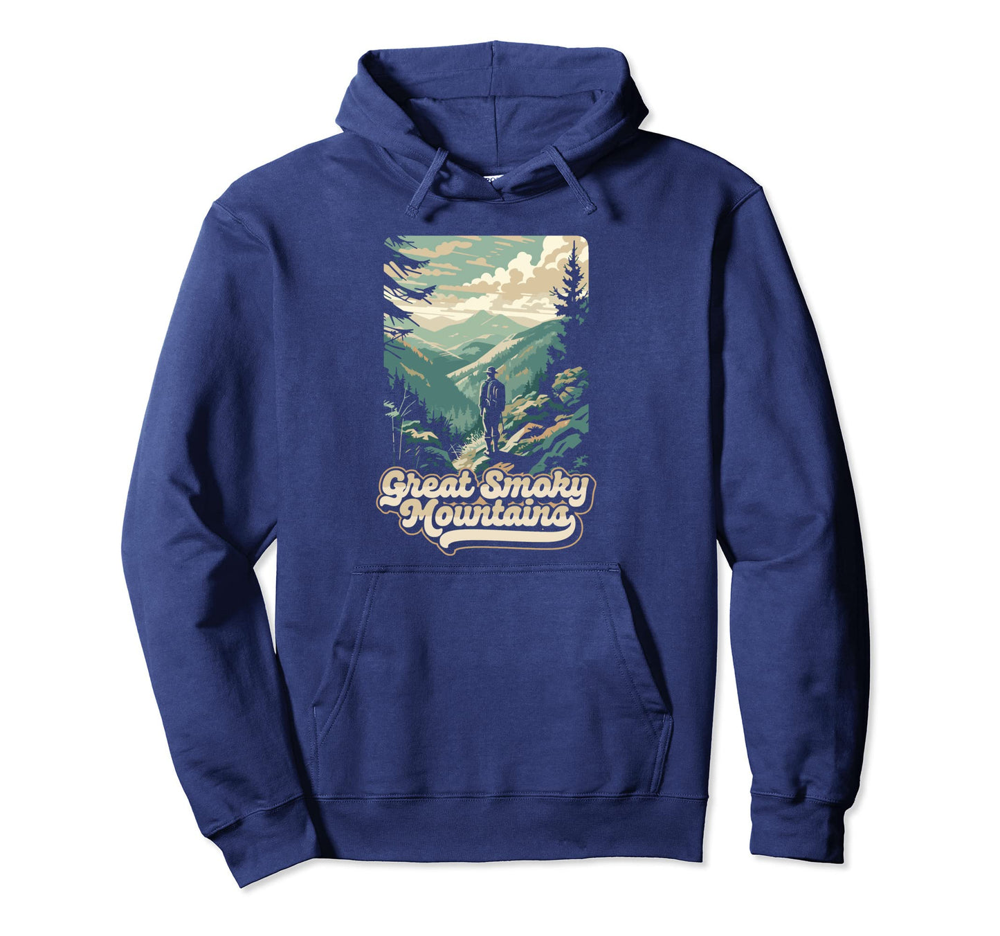 Great Smoky Mountains Hiking Hoodie - Casual Everyday Wear Men Women - T-Shirt, Sweatshirt, Hoodie