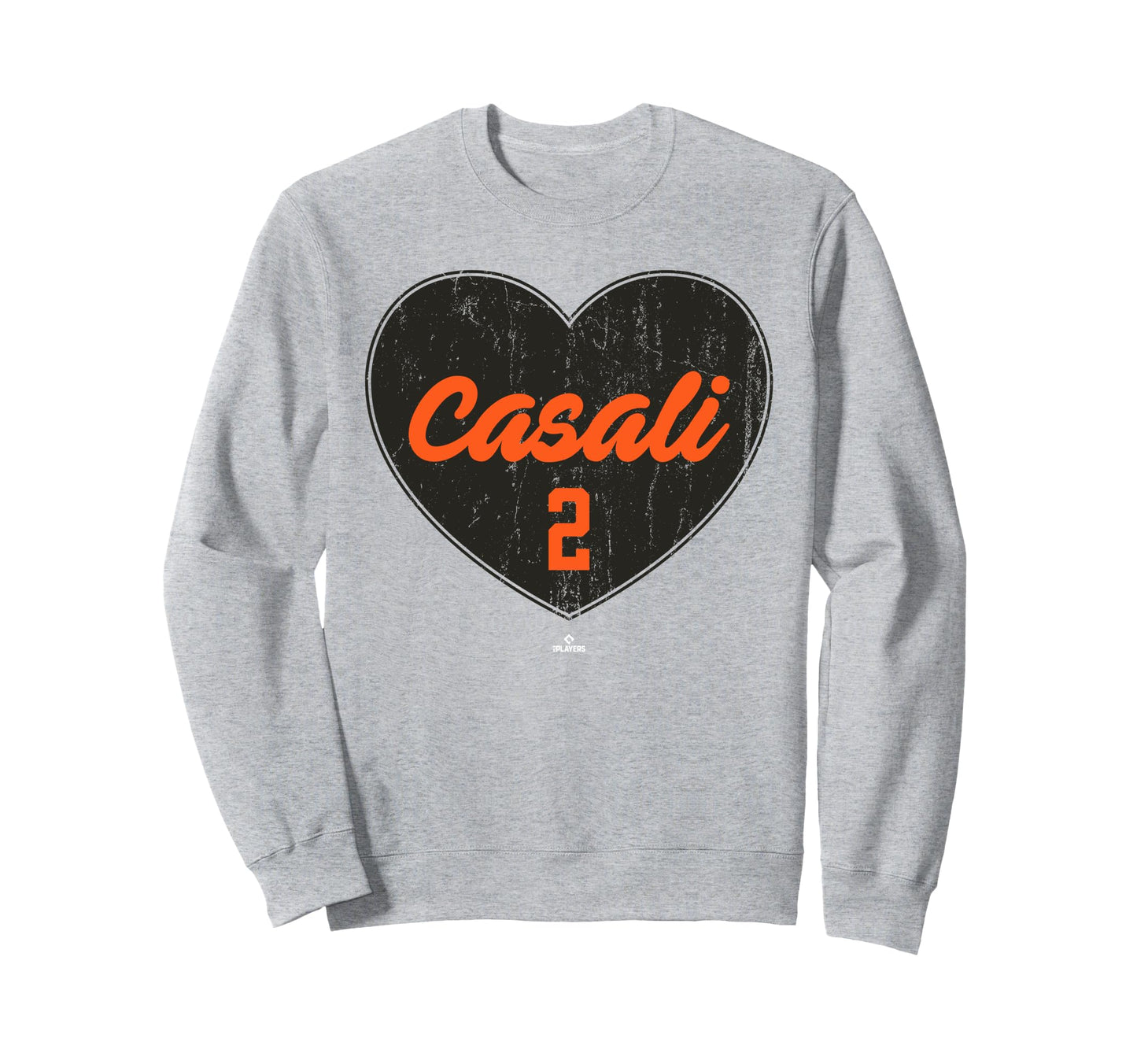Distressed Heart Curt Casali San Sweatshirt - Fun Novelty Design Unisex - T-Shirt, Sweatshirt, Hoodie