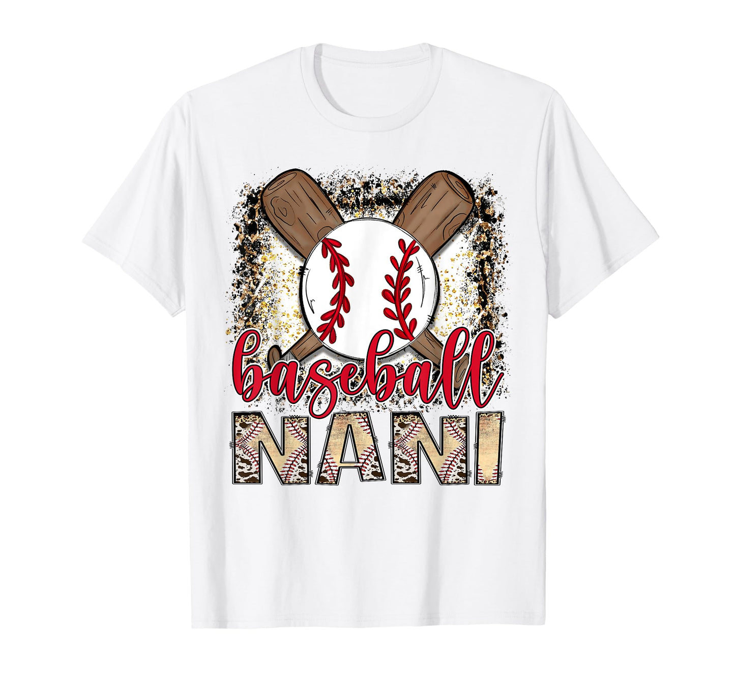Baseball Nani Leopard Proud Ball Nani T-Shirt - Minimalist Print Unisex - T-Shirt, Sweatshirt, Hoodie
