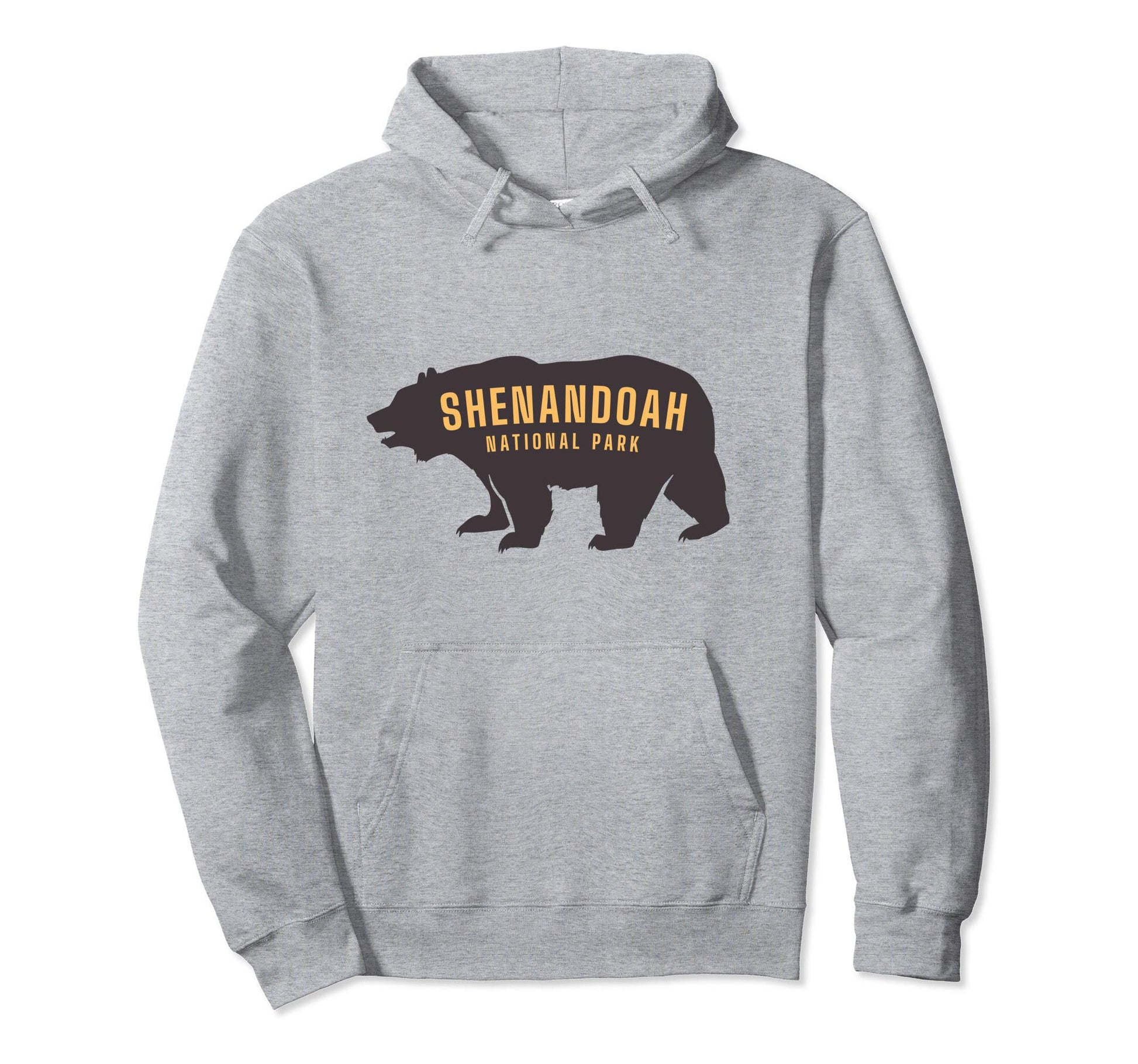 Shenandoah National Park Bear Souvenir Hoodie - Minimalist Print Men Women - T-Shirt, Sweatshirt, Hoodie