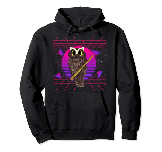 Animal Bird Lover Vaporwave 80S Hoodie - Minimalist Print for Adults - T-Shirt, Sweatshirt, Hoodie
