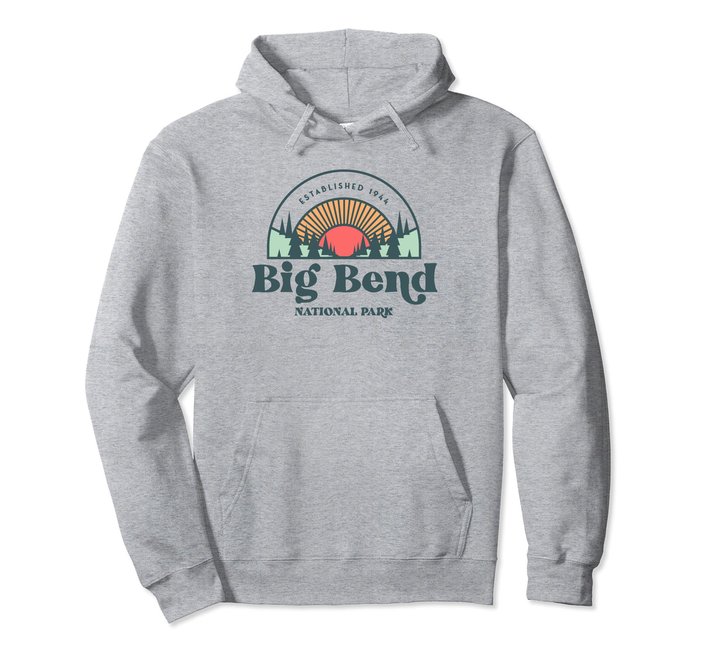 Family Vacation Big Bend National Park Hoodie - Minimalist Print for Adults - T-Shirt, Sweatshirt, Hoodie