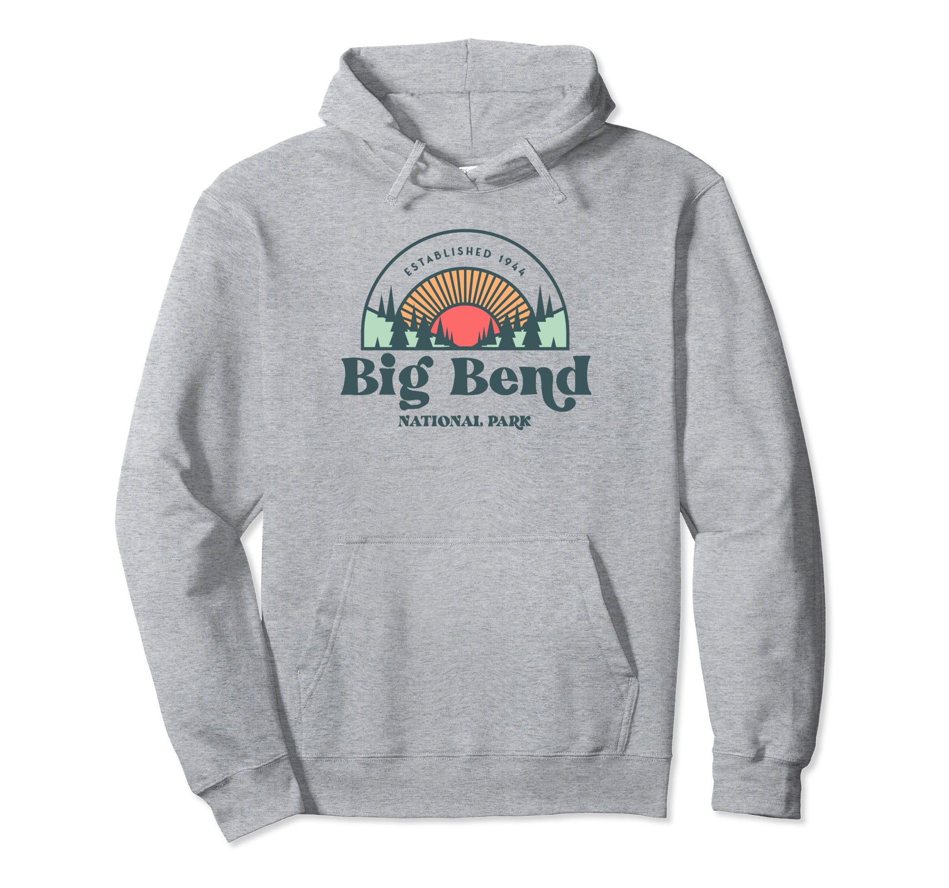 Family Vacation Big Bend National Park Hoodie - Minimalist Print for Adults - T-Shirt, Sweatshirt, Hoodie