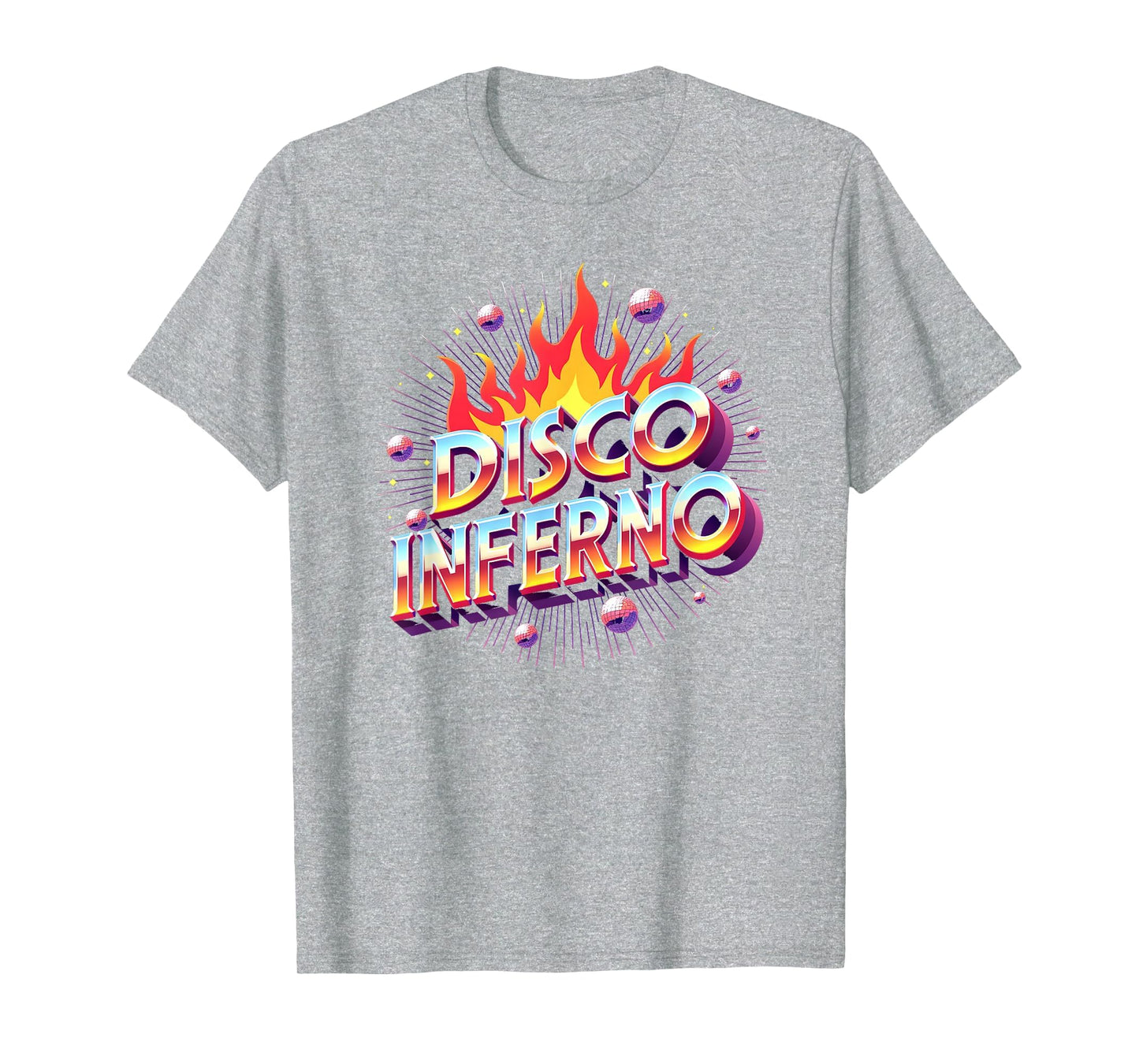 Disco Inferno Dance Party Fever Art T-Shirt - Novelty Apparel Men Women - T-Shirt, Sweatshirt, Hoodie