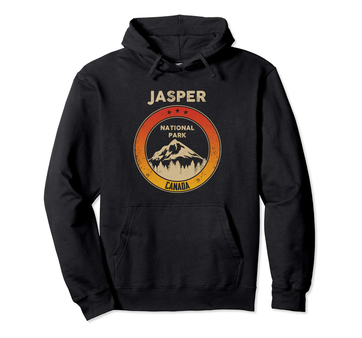 Jasper Canadian National Park Souvenir Hoodie - Minimalist Print Unisex - T-Shirt, Sweatshirt, Hoodie