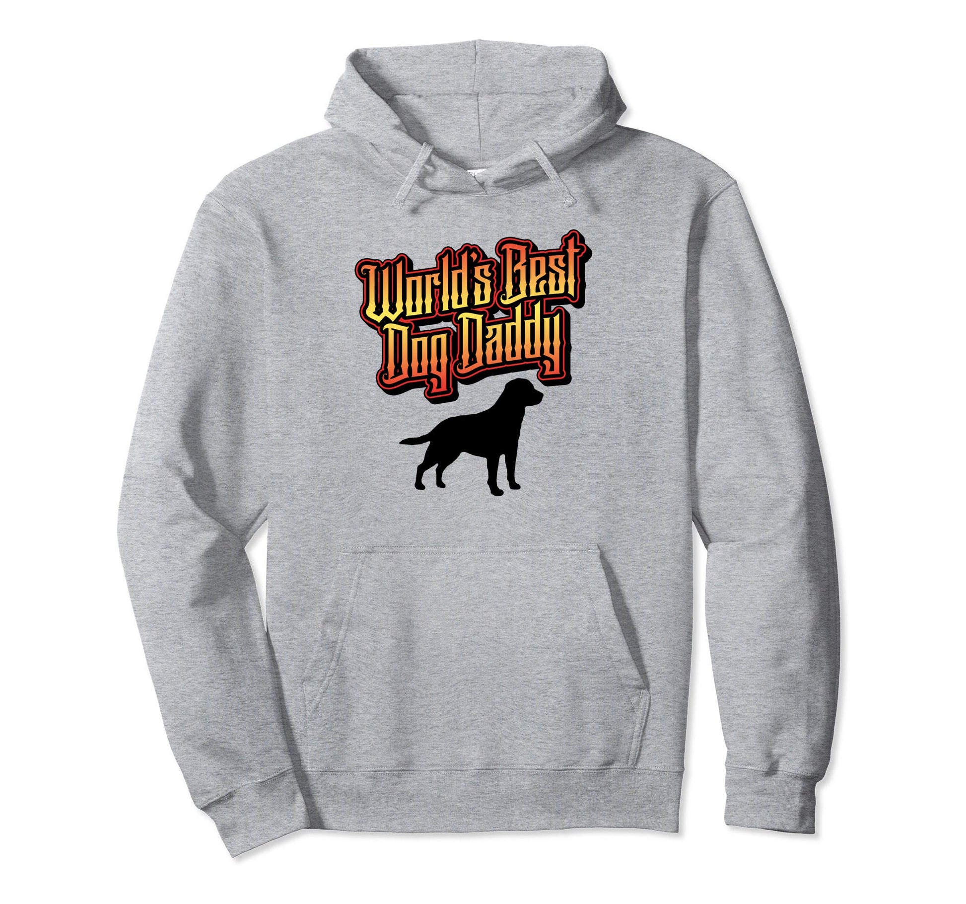Worlds Best Dog Daddy Typography Hoodie - Aesthetic Graphic Men Women - T-Shirt, Sweatshirt, Hoodie