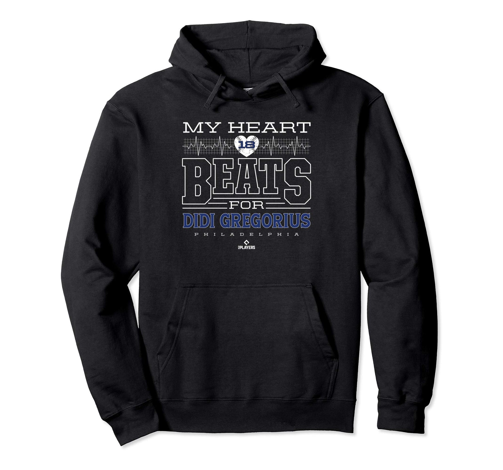 My Heart Beats Didi Gregorius Hoodie - Fun Novelty Design for Adults - T-Shirt, Sweatshirt, Hoodie