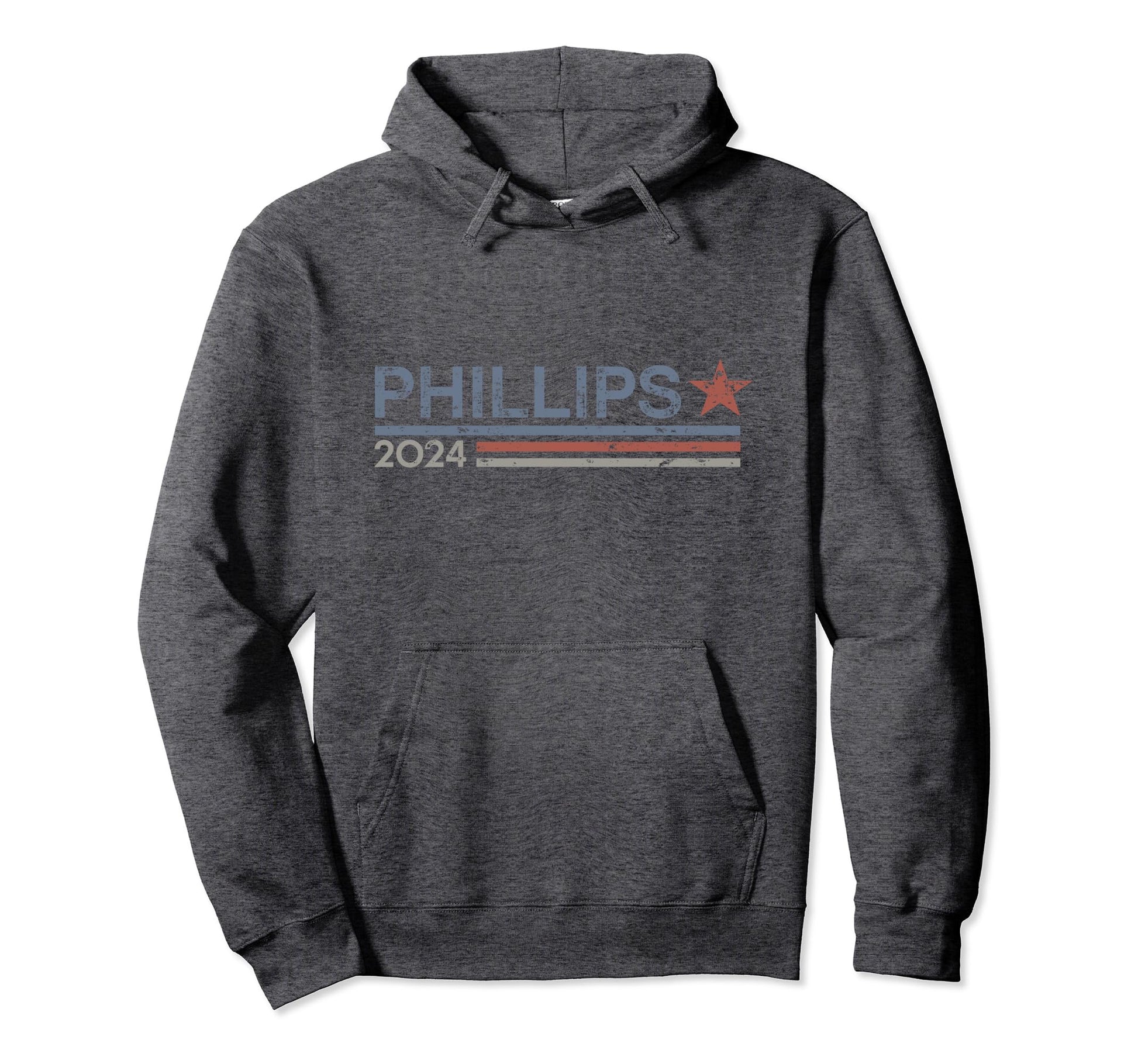 Dean Phillips 2024 President Stripe Hoodie - Minimalist Print Unisex - T-Shirt, Sweatshirt, Hoodie