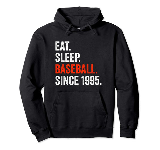 26Th Birthday Baseball Shirts Eat Hoodie - Custom Art Print Men Women - T-Shirt, Sweatshirt, Hoodie
