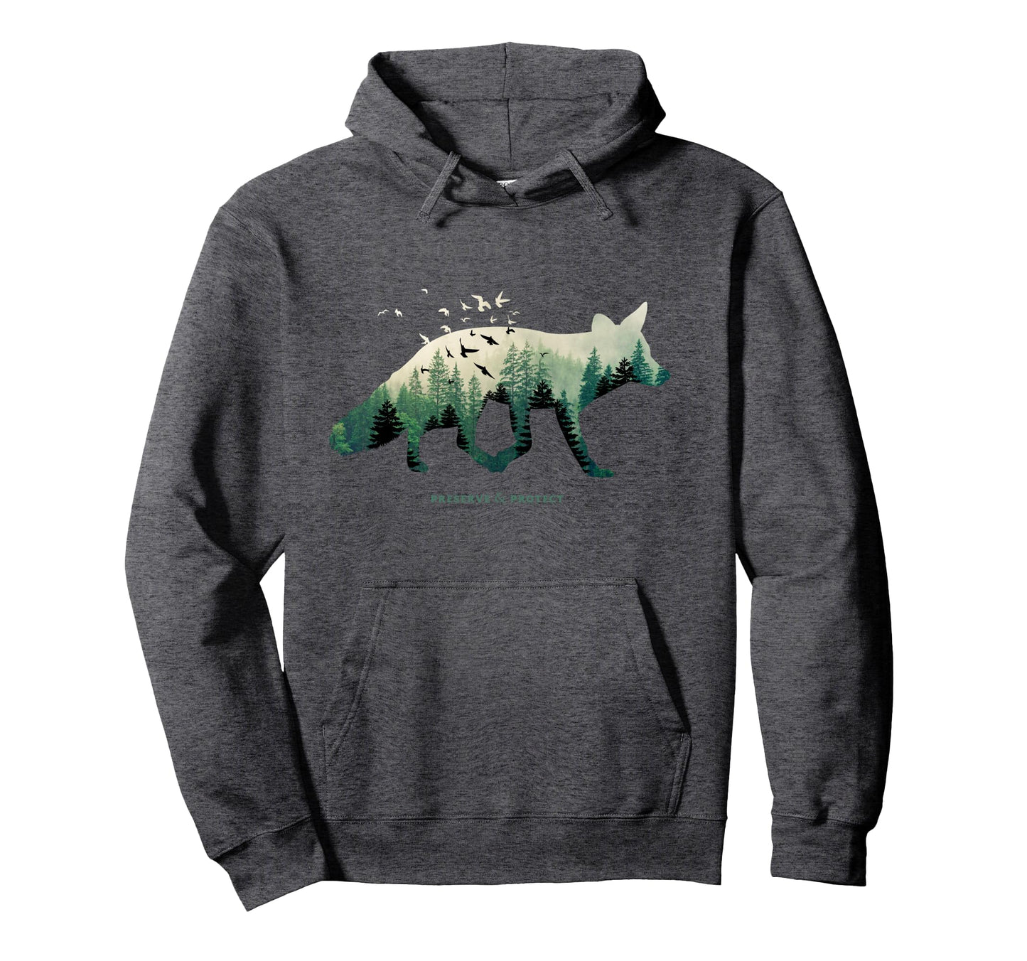 National Park Fox Preserve Hoodie - Casual Everyday Wear for Adults - T-Shirt, Sweatshirt, Hoodie