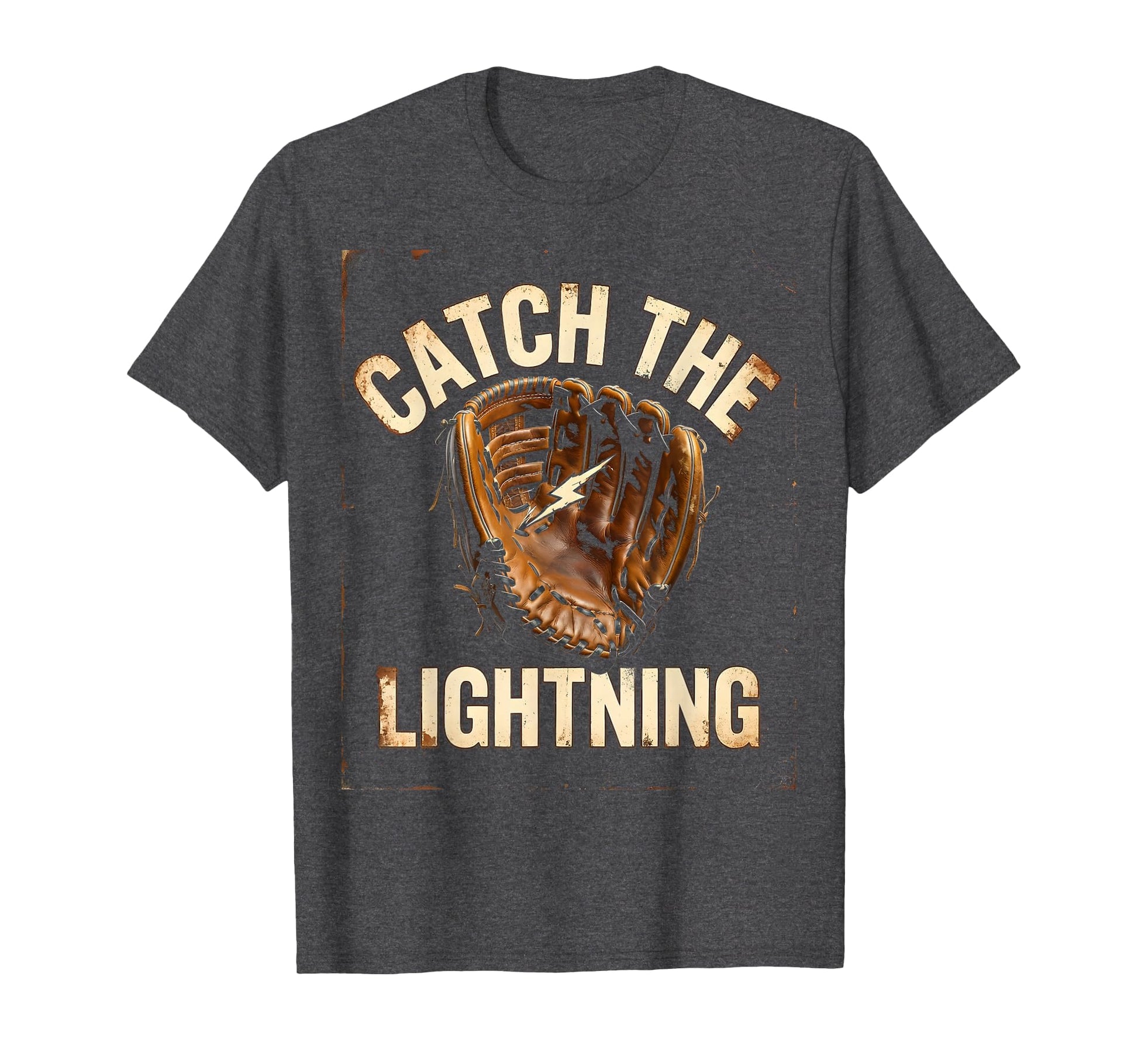 Catch Lightning Baseball Glove T-Shirt - Streetwear Style for Adults - T-Shirt, Sweatshirt, Hoodie