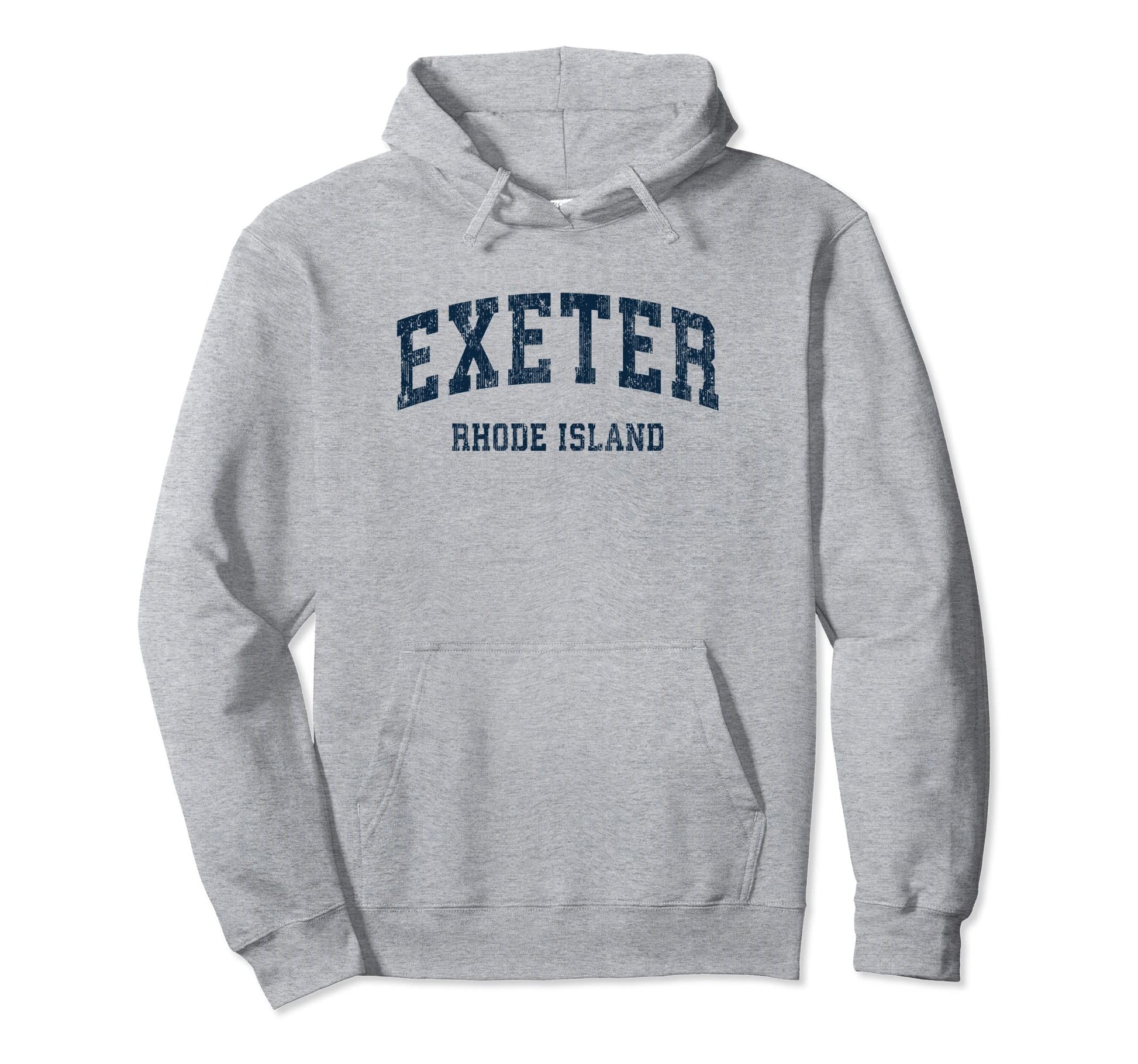 Exeter Rhode Island Ri Varsity Hoodie - Casual Everyday Wear Men Women - T-Shirt, Sweatshirt, Hoodie