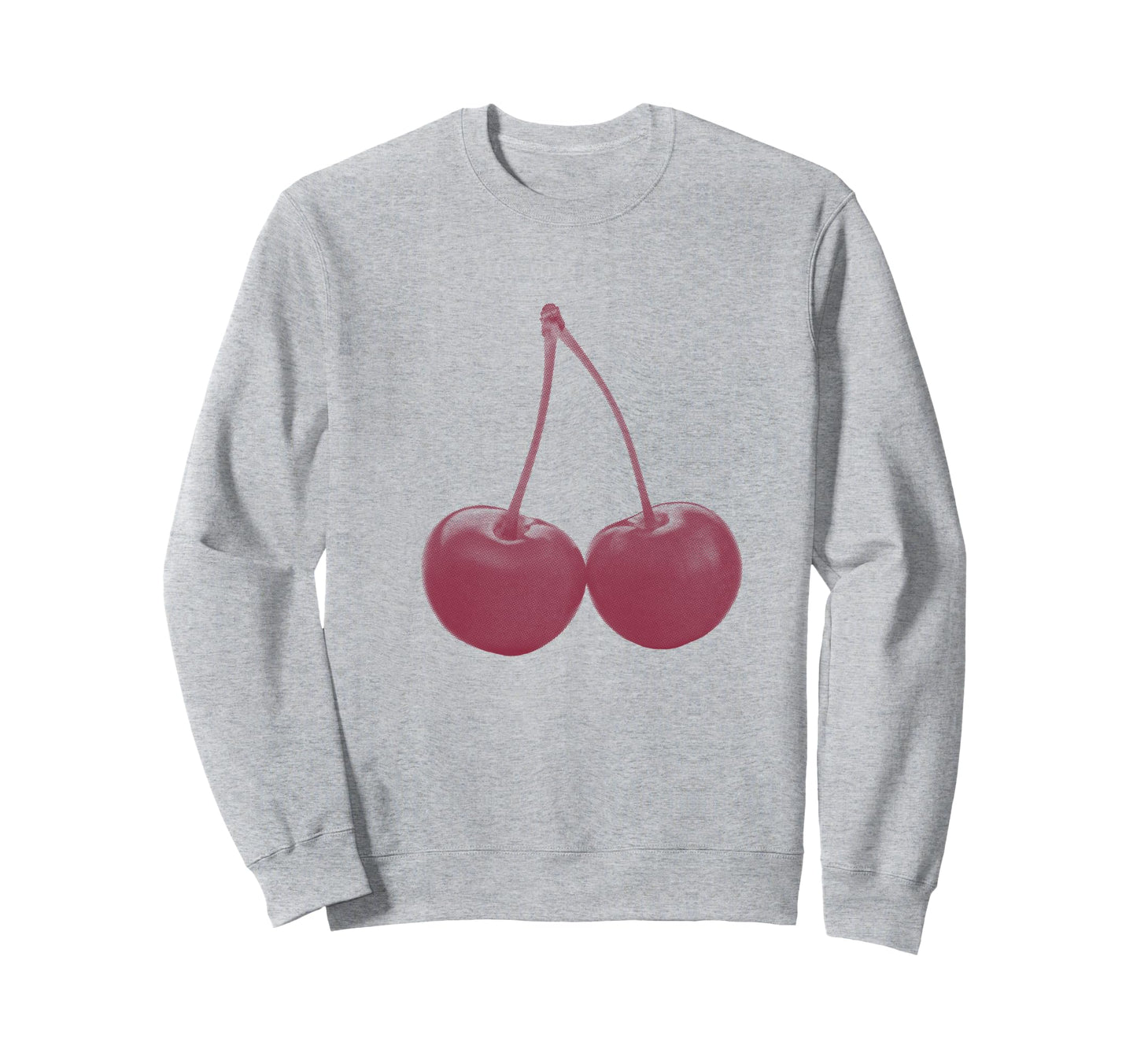 Stylish Cherries Red Y2K Aesthetic Sweatshirt - Aesthetic Graphic Men Women - T-Shirt, Sweatshirt, Hoodie