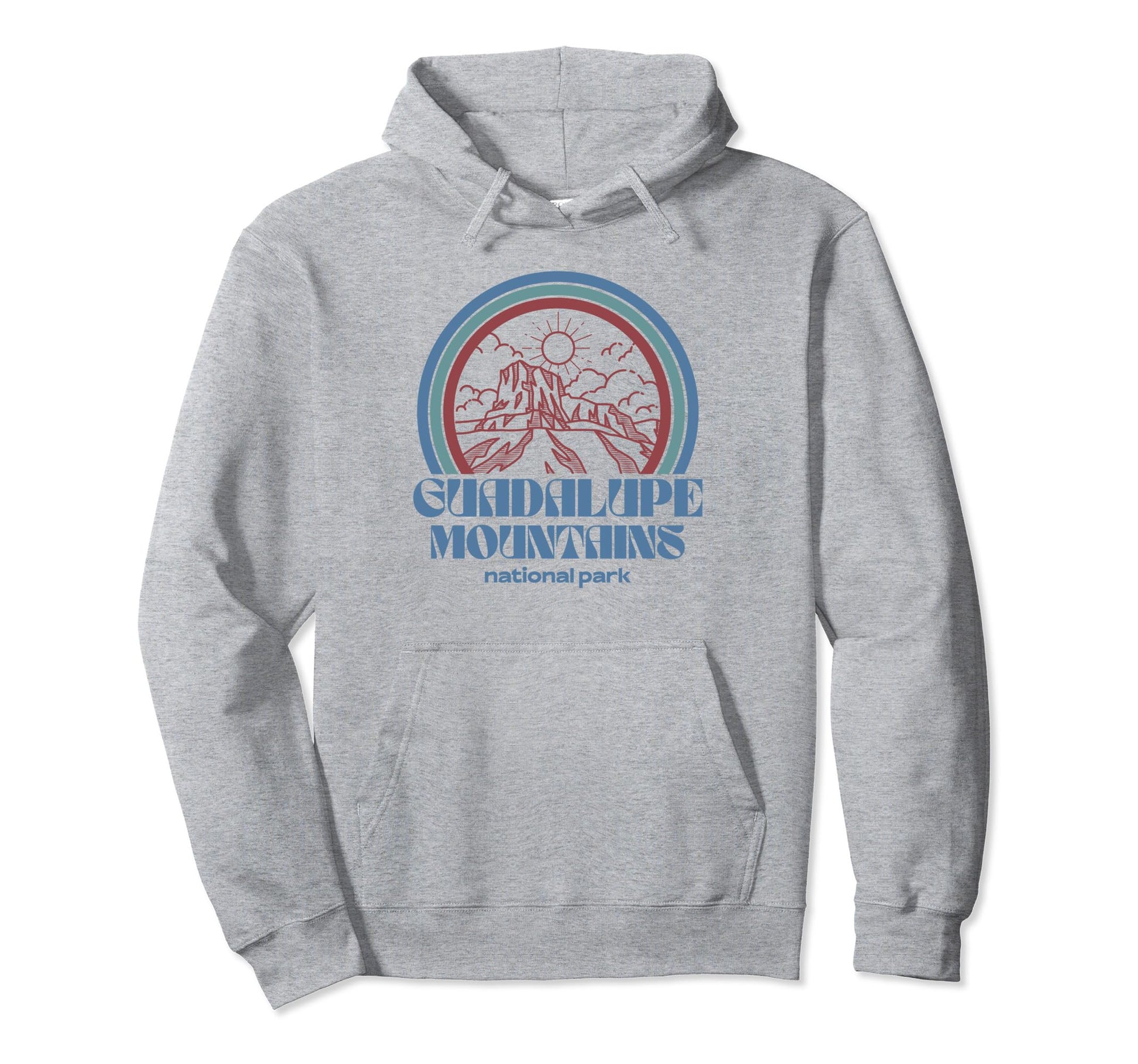Guadalupe Mountains National Park Hoodie - Minimalist Print for Adults - T-Shirt, Sweatshirt, Hoodie