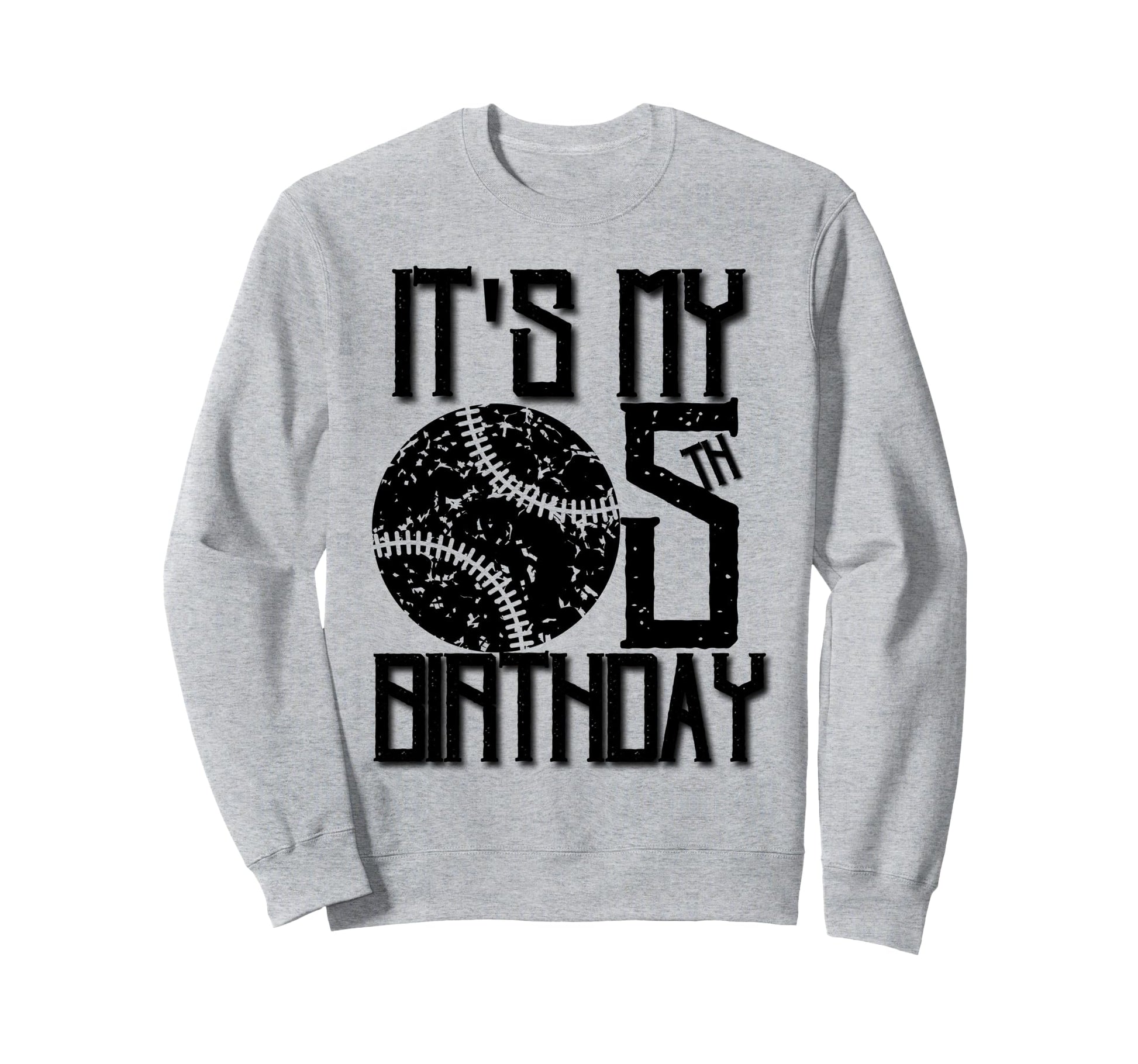 Its My 5Th Birthday Baseball Player Sweatshirt - Custom Art Print Unisex - T-Shirt, Sweatshirt, Hoodie