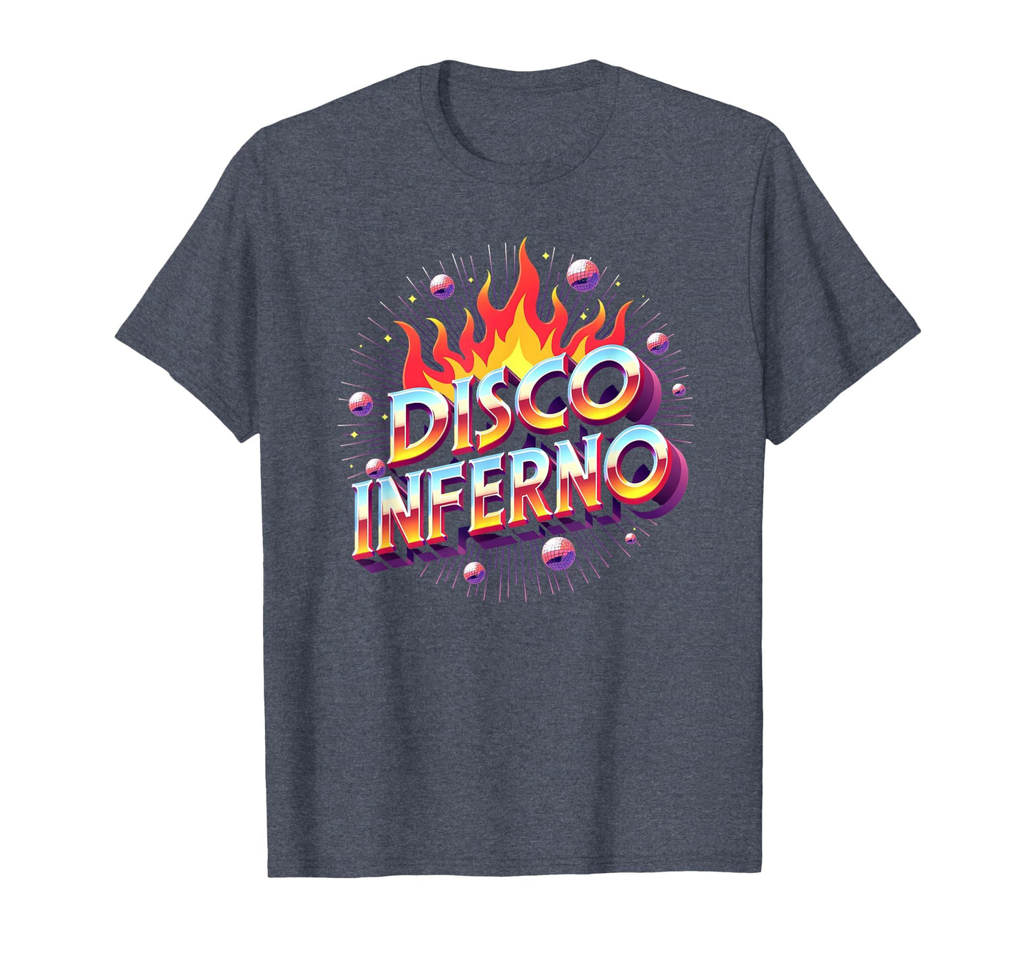 Disco Inferno Dance Party Fever Art T-Shirt - Trendy Graphic Unisex - T-Shirt, Sweatshirt, Hoodie