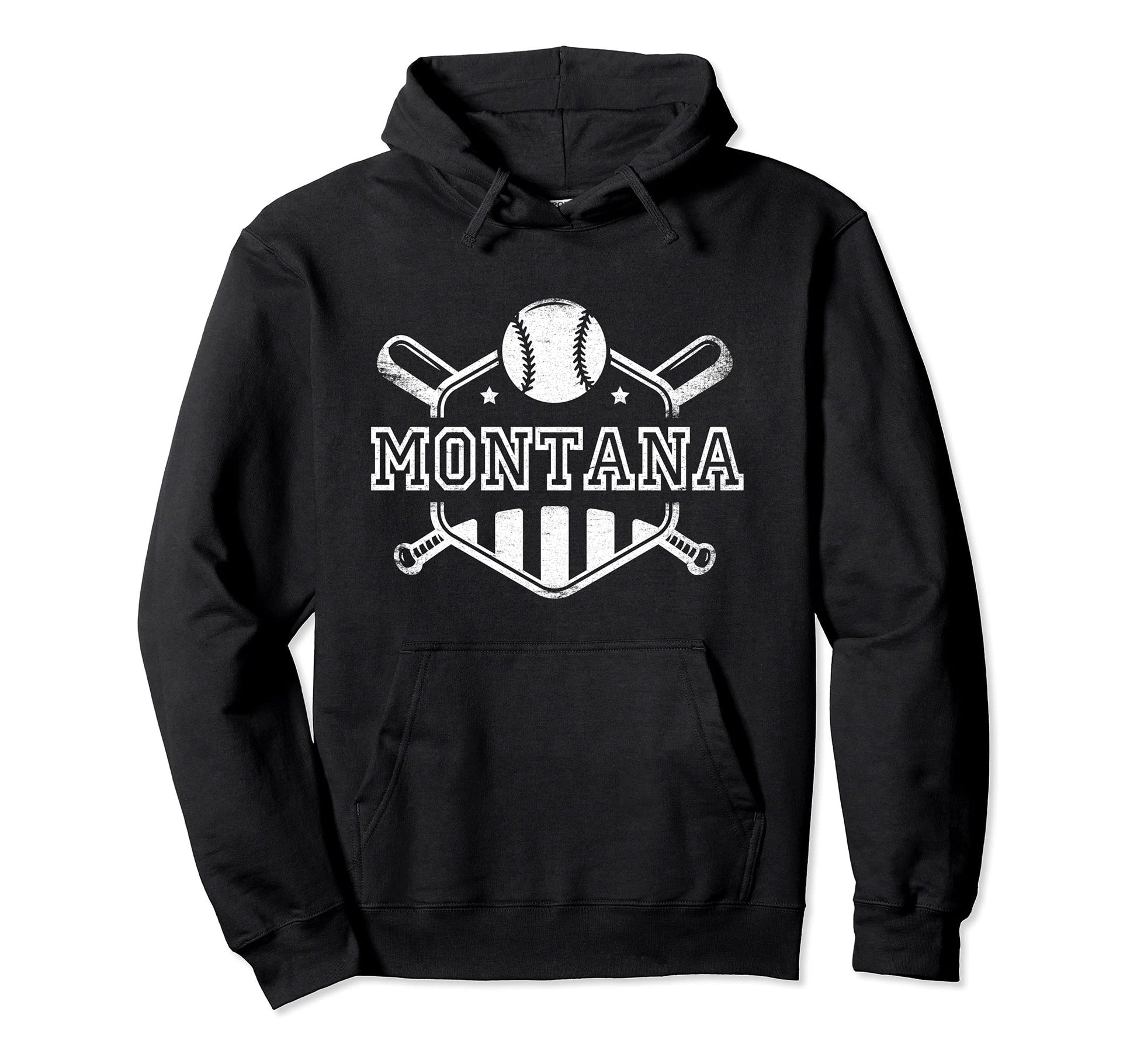 Montana Baseball State Pride Team Sport Hoodie - Graphic Print Men Women - T-Shirt, Sweatshirt, Hoodie