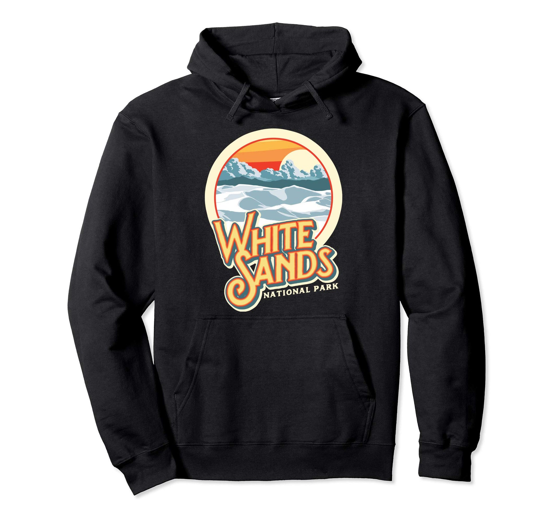White Sand National Park Vibe Eighties Hoodie - Aesthetic Graphic Unisex - T-Shirt, Sweatshirt, Hoodie