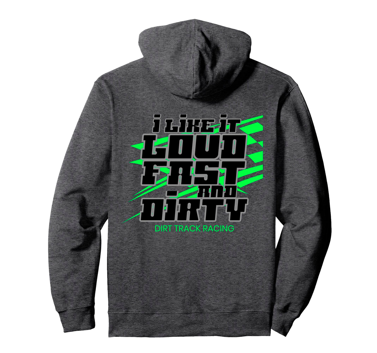 Dirt Modified Racing Sprint Car Dirt Hoodie - Novelty Apparel for Adults - T-Shirt, Sweatshirt, Hoodie