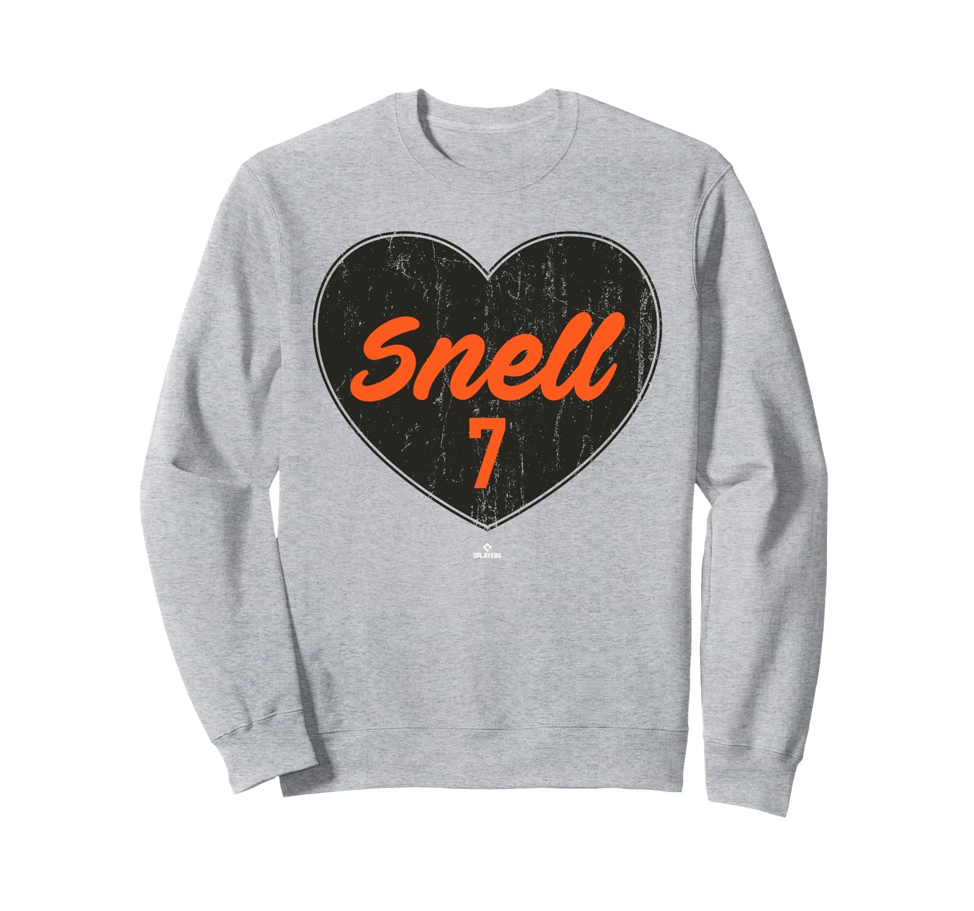 Distressed Heart Blake Snell San Sweatshirt - Aesthetic Graphic Men Women - T-Shirt, Sweatshirt, Hoodie