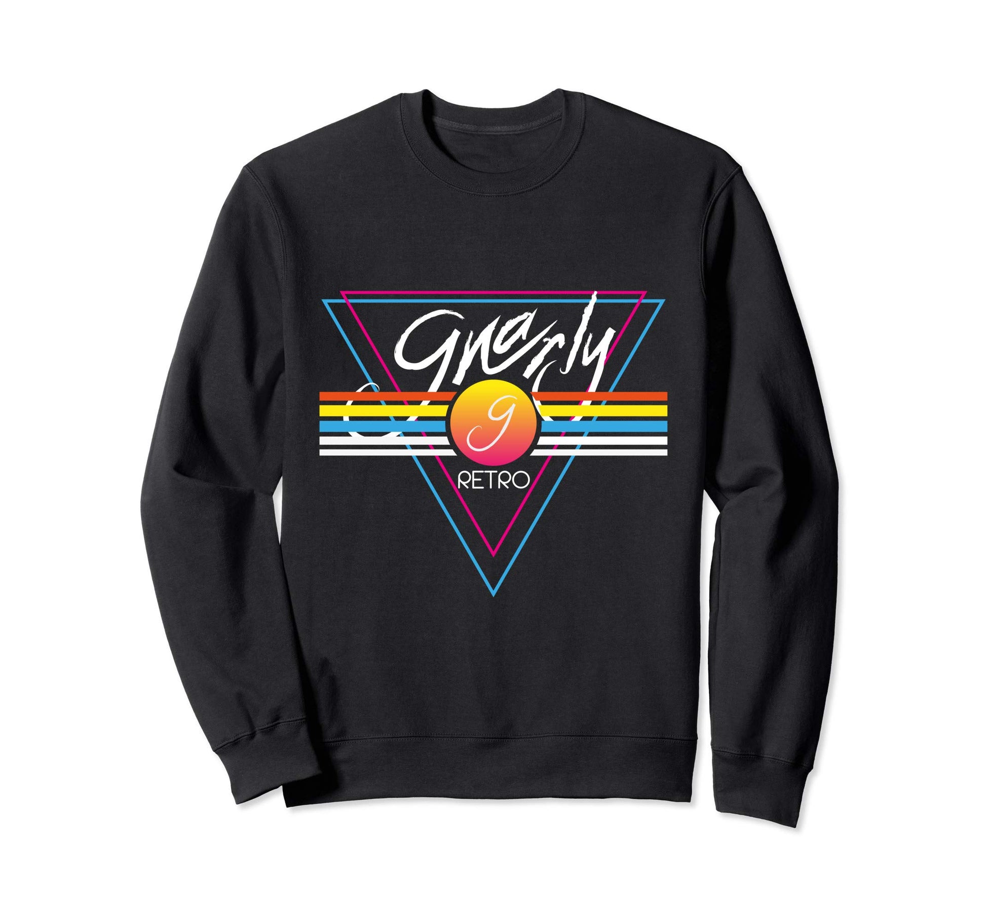 Gnarly 1980S 80S Pop Culture Sweatshirt - Fun Novelty Design Unisex - T-Shirt, Sweatshirt, Hoodie