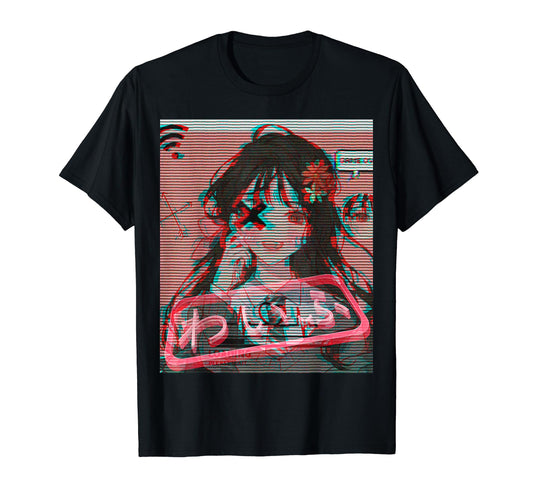 Aesthetic Vaporwave Japanese Futurism T-Shirt - Graphic Print for Adults - T-Shirt, Sweatshirt, Hoodie