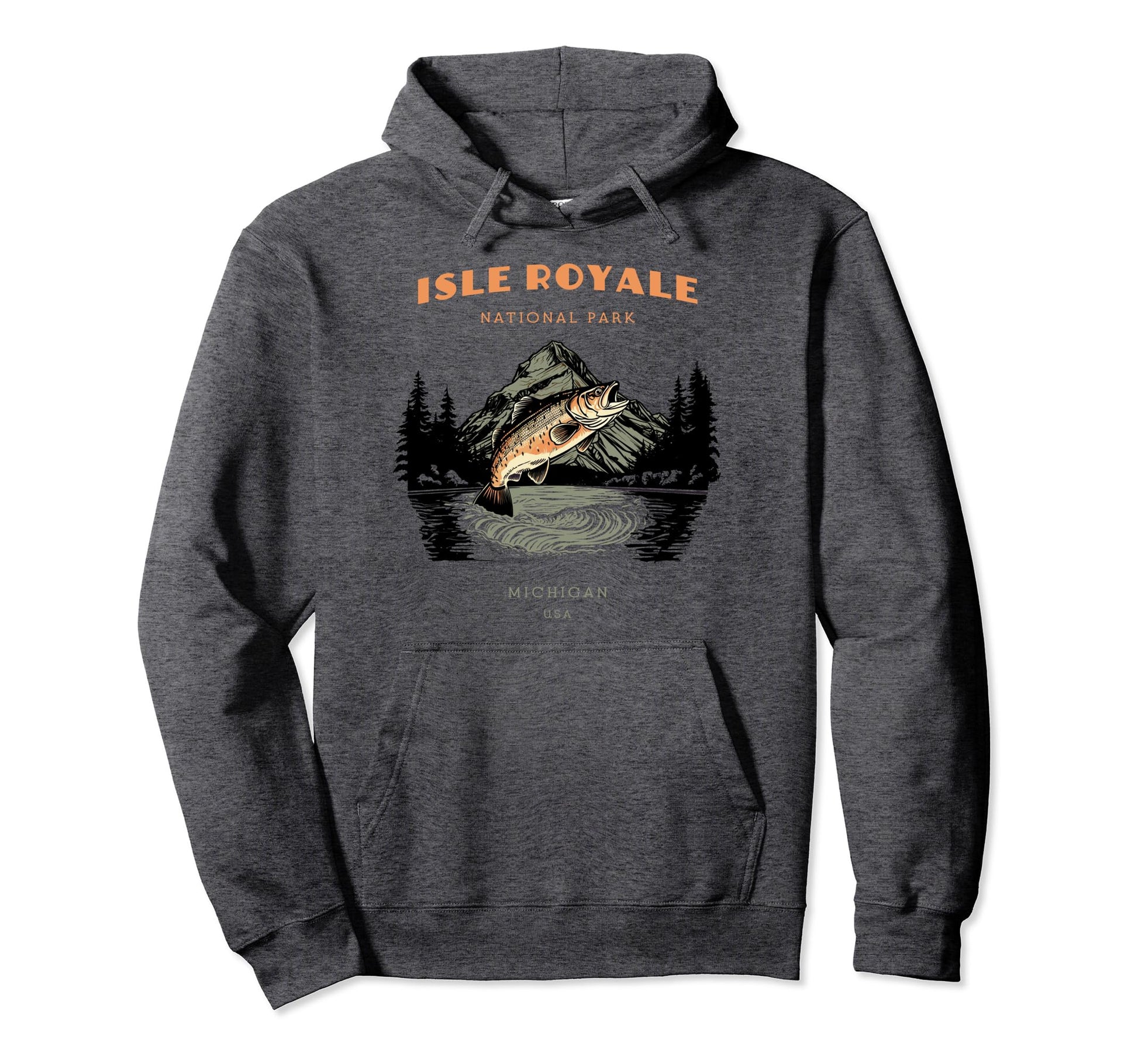 Isle Royale National Park Michigan Hoodie - Unique Graphic Unisex - T-Shirt, Sweatshirt, Hoodie