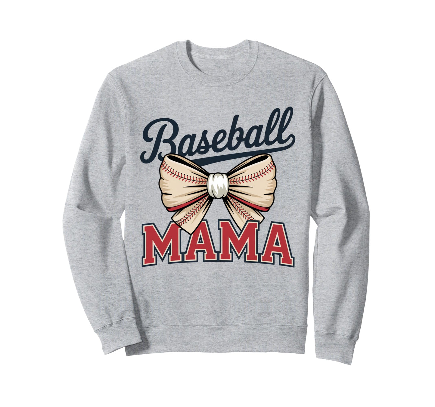 Coquette Bow American Baseball Sweatshirt - Minimalist Print for Adults - T-Shirt, Sweatshirt, Hoodie