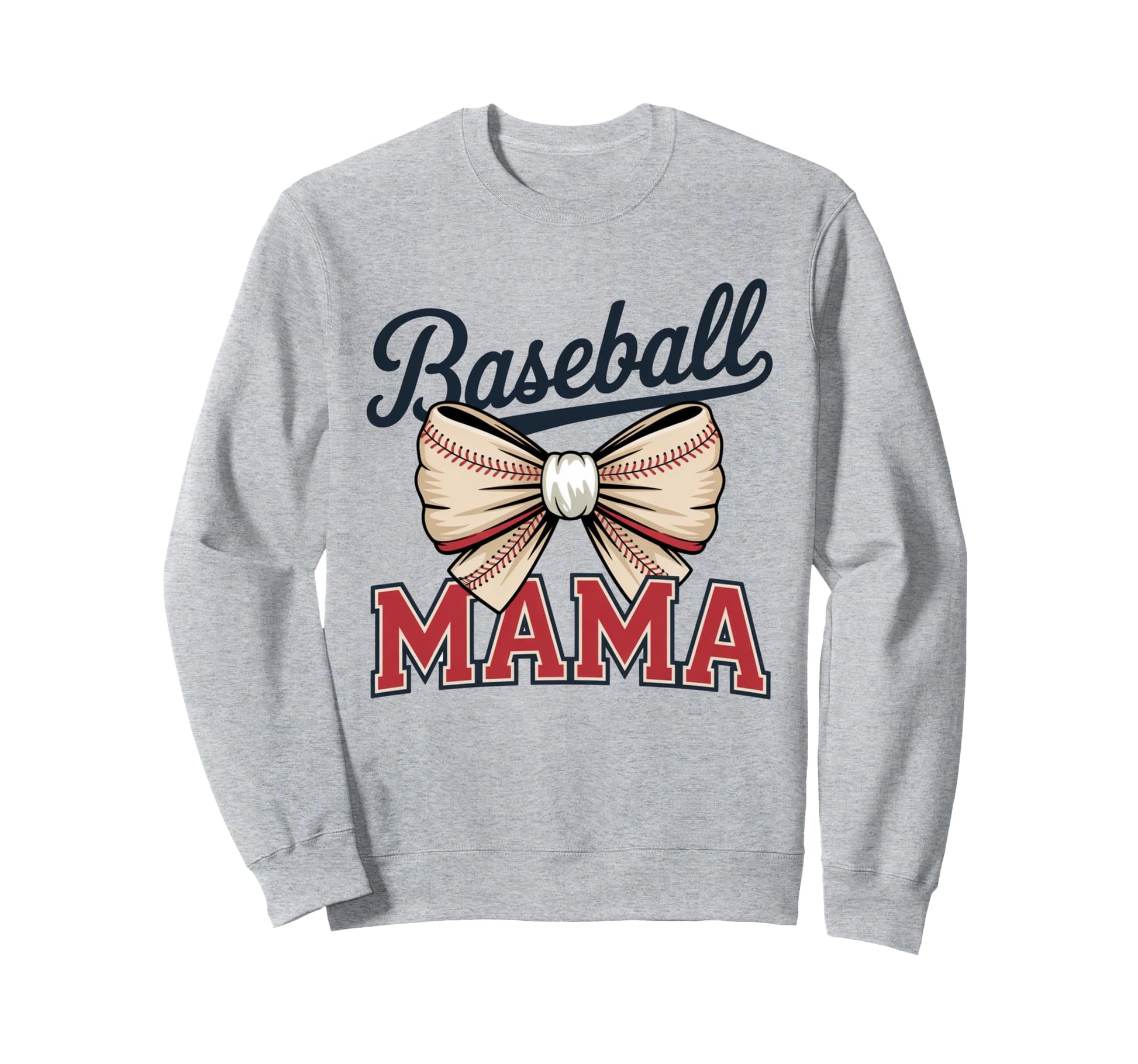 Coquette Bow American Baseball Sweatshirt - Minimalist Print for Adults - T-Shirt, Sweatshirt, Hoodie