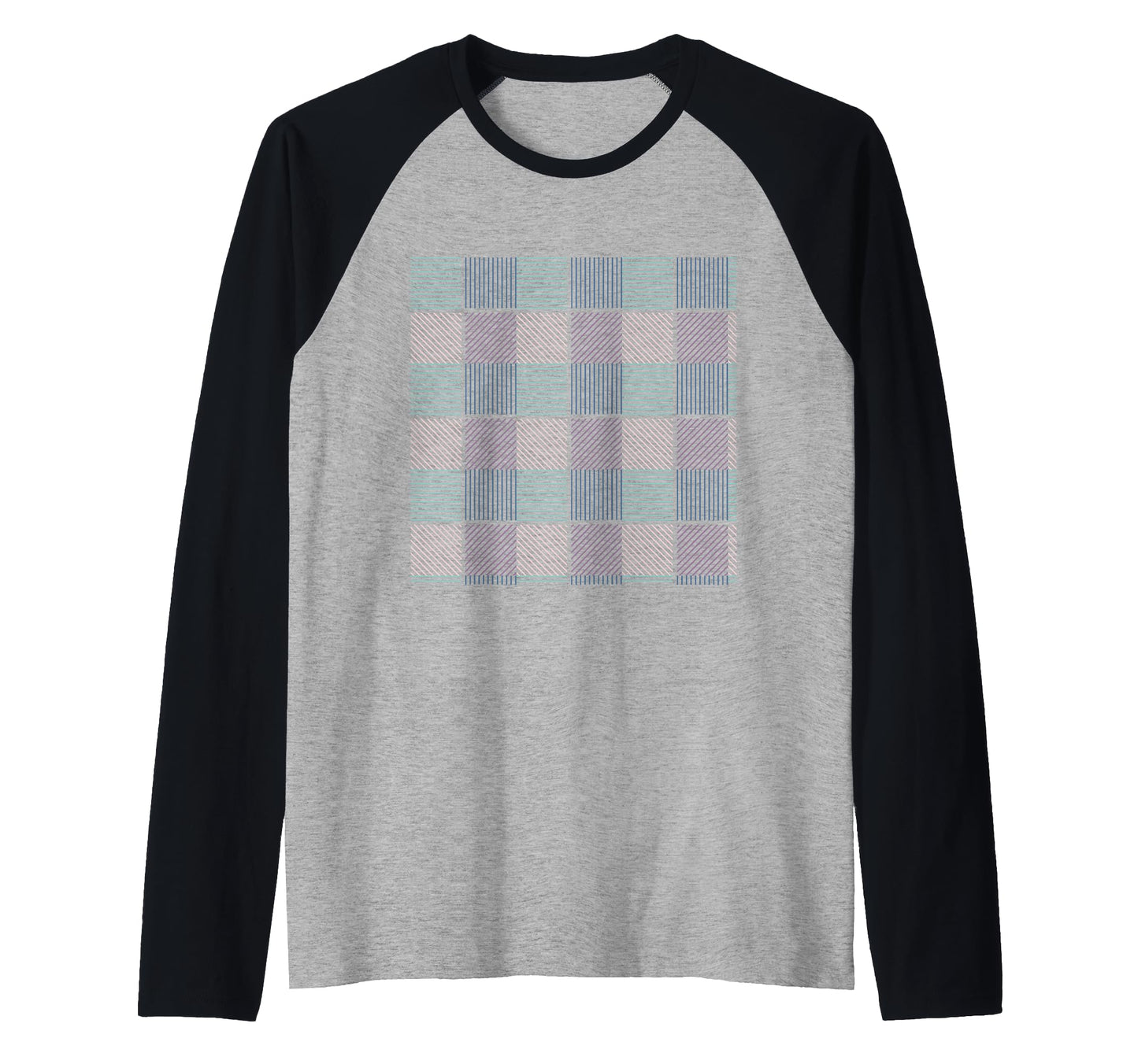 Plaid Lines Pattern Gemetrical Lines T-Shirt - Aesthetic Graphic Unisex - T-Shirt, Sweatshirt, Hoodie