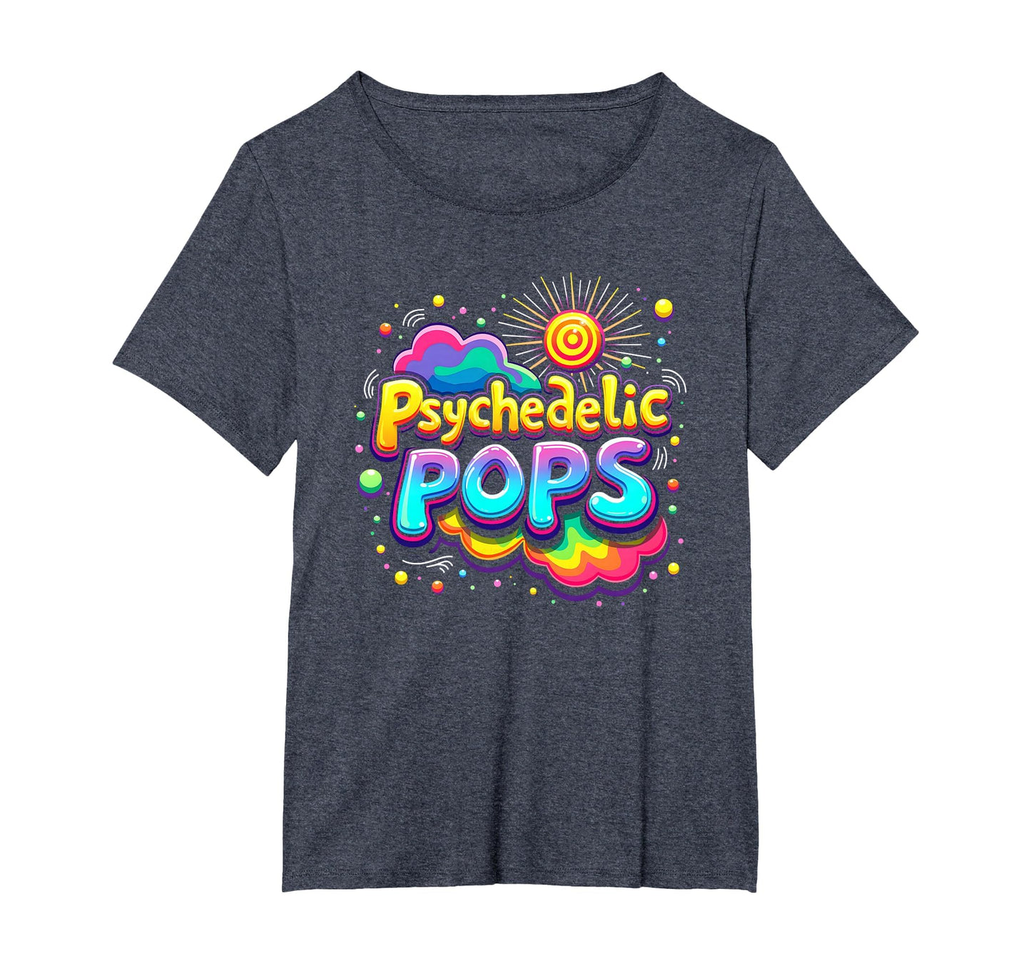 Groovy Dad Psychedelic Pops 60S Hippie T-Shirt - Minimalist Print Unisex - T-Shirt, Sweatshirt, Hoodie
