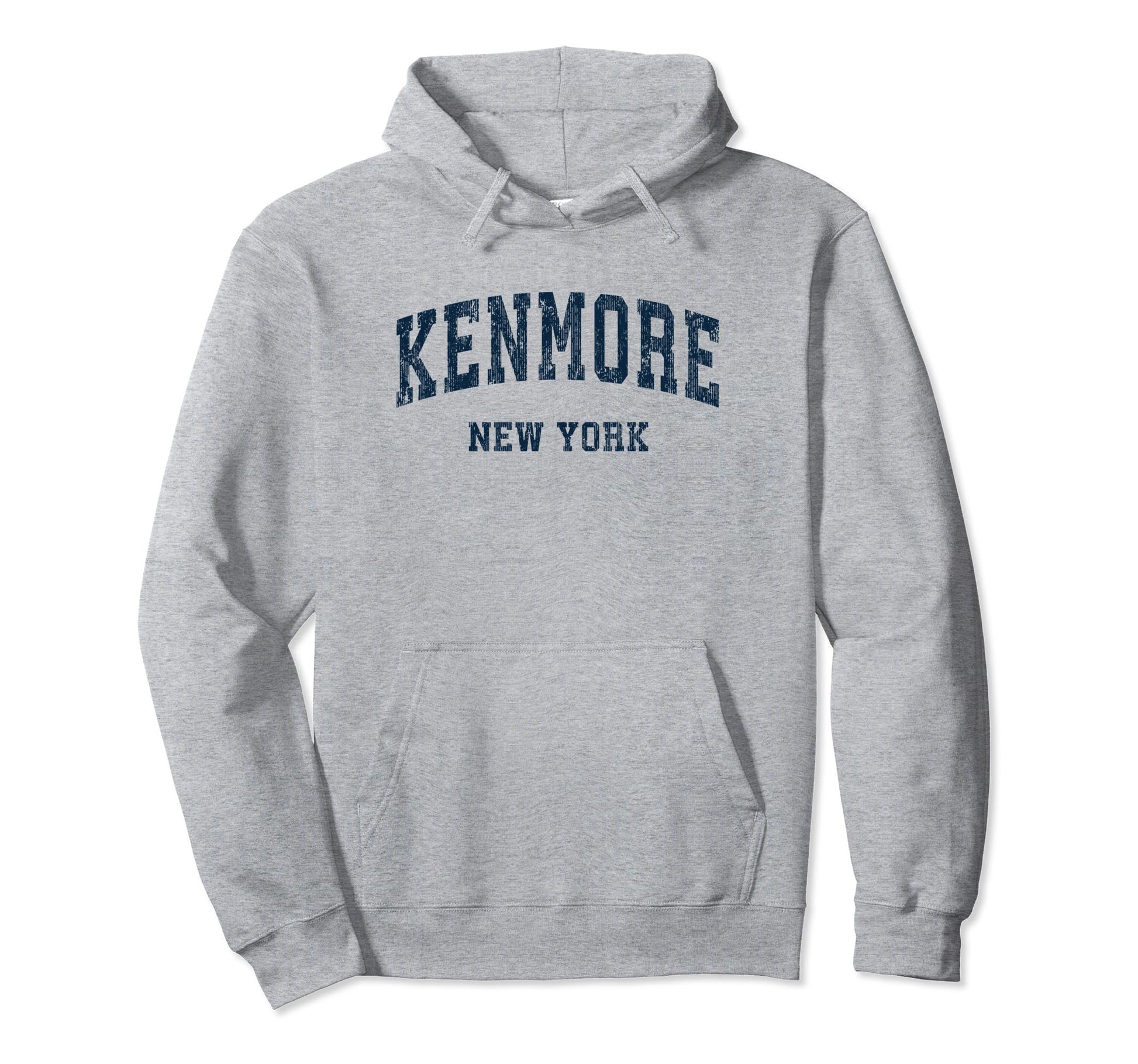 Kenmore New York Ny Varsity Sports Navy Hoodie - Streetwear Style Unisex - T-Shirt, Sweatshirt, Hoodie