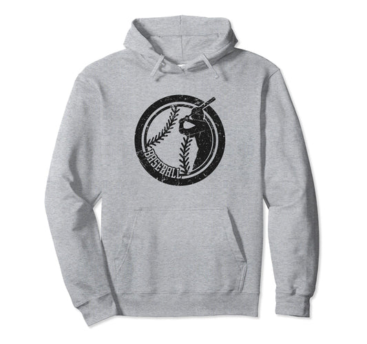 Baseball Hoodie - Minimalist Print Unisex - T-Shirt, Sweatshirt, Hoodie