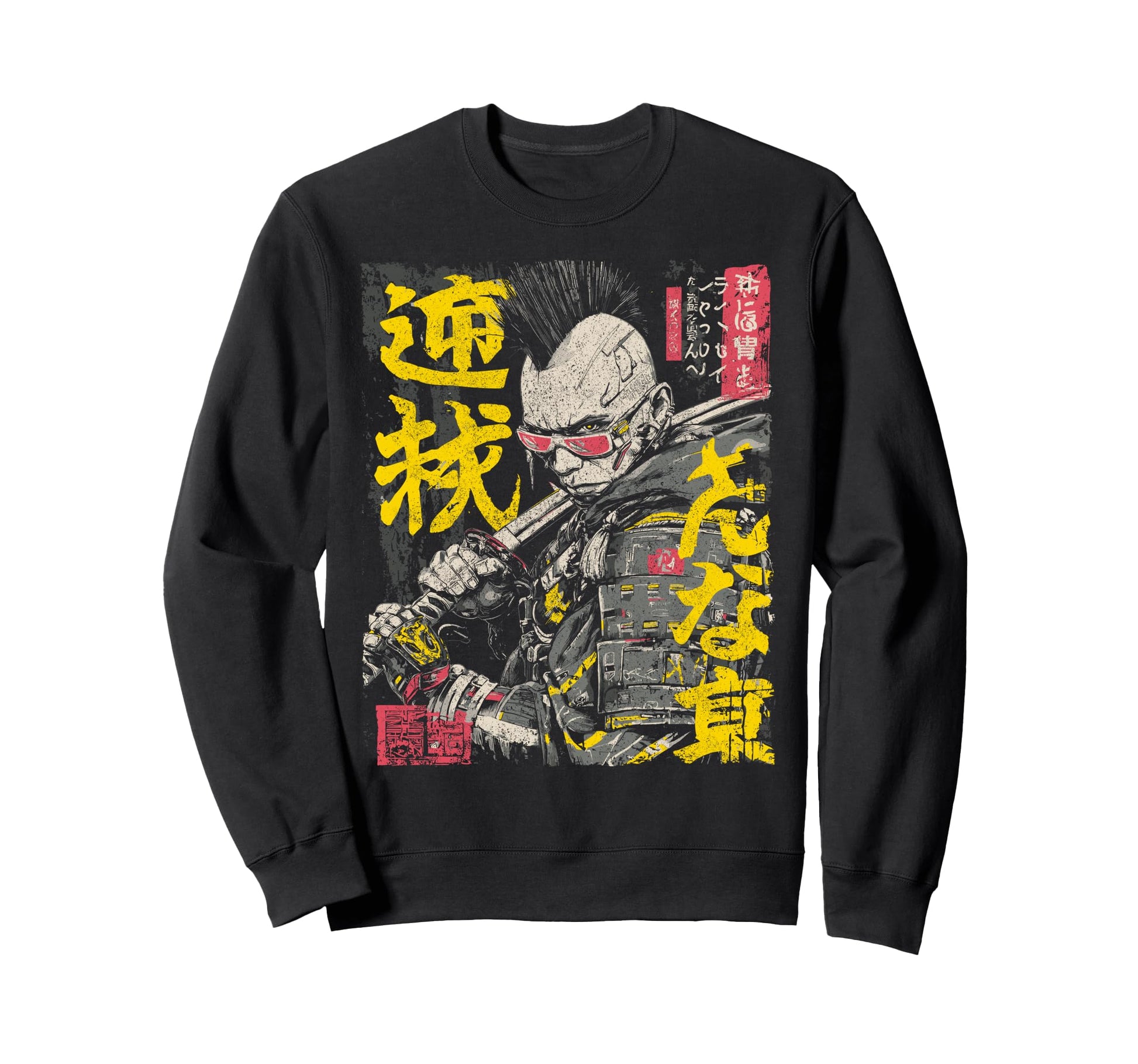 Japanese Streetwear Futuristic Sweatshirt - Casual Everyday Wear Unisex - T-Shirt, Sweatshirt, Hoodie