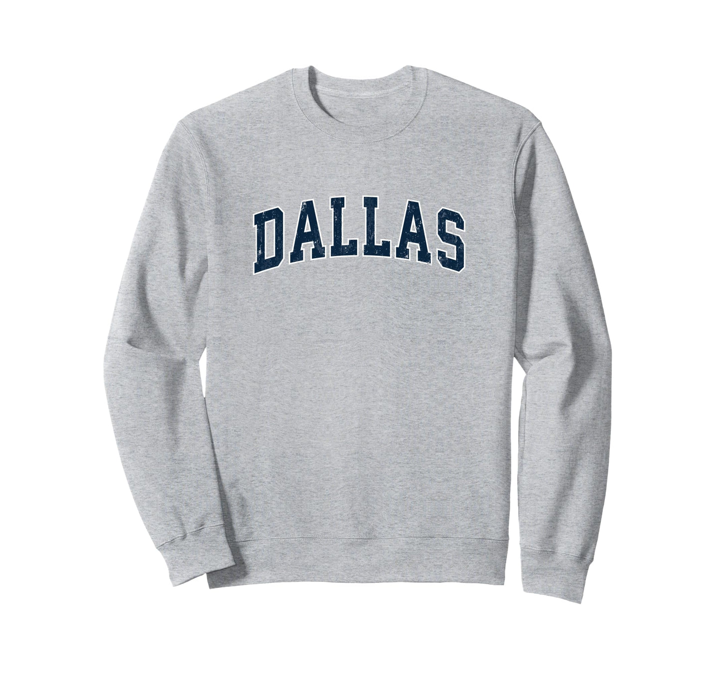 Dallas Texas Tx Varsity Sports Sweatshirt - Minimalist Print Men Women - T-Shirt, Sweatshirt, Hoodie