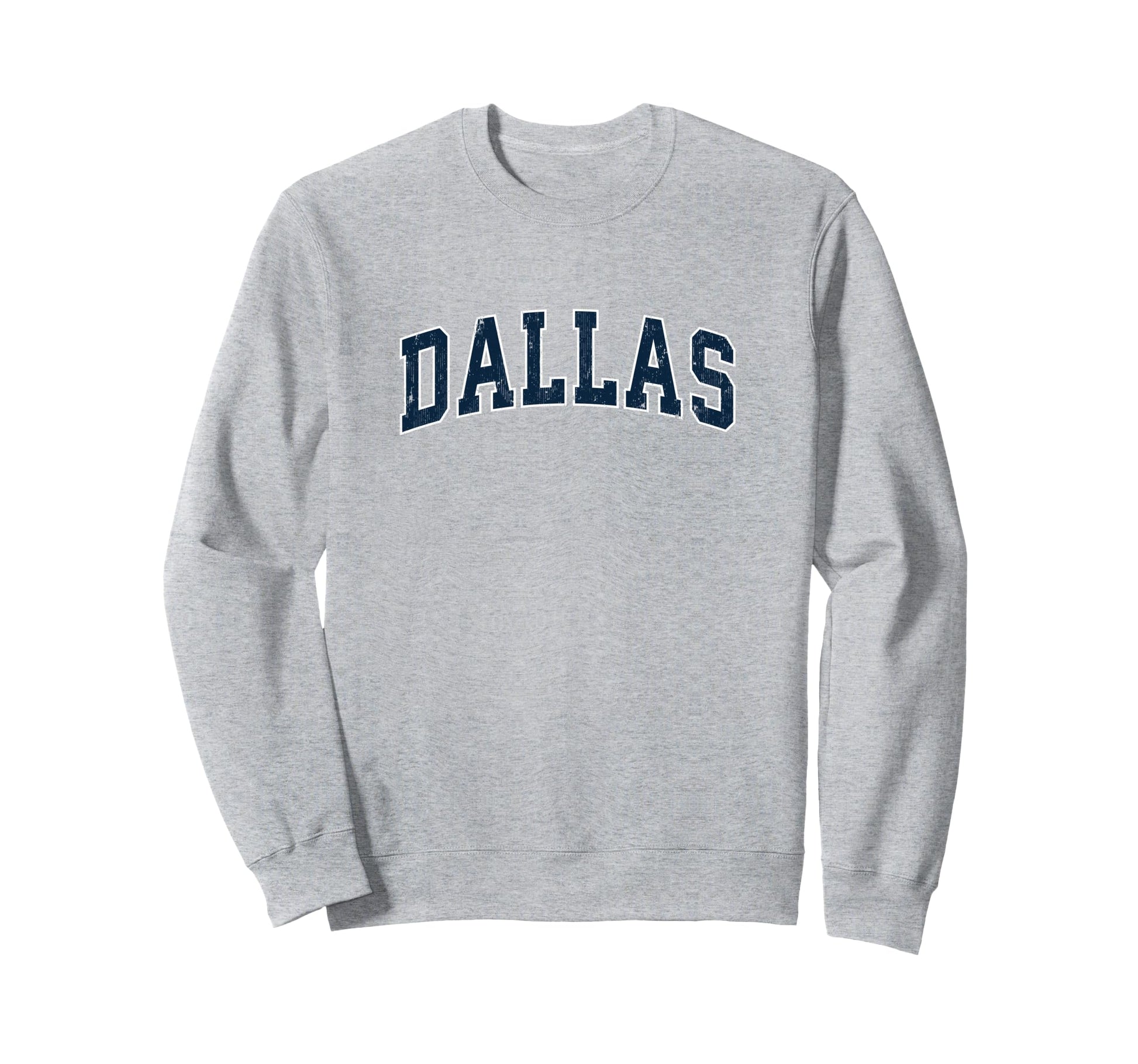 Dallas Texas Tx Varsity Sports Sweatshirt - Minimalist Print Men Women - T-Shirt, Sweatshirt, Hoodie