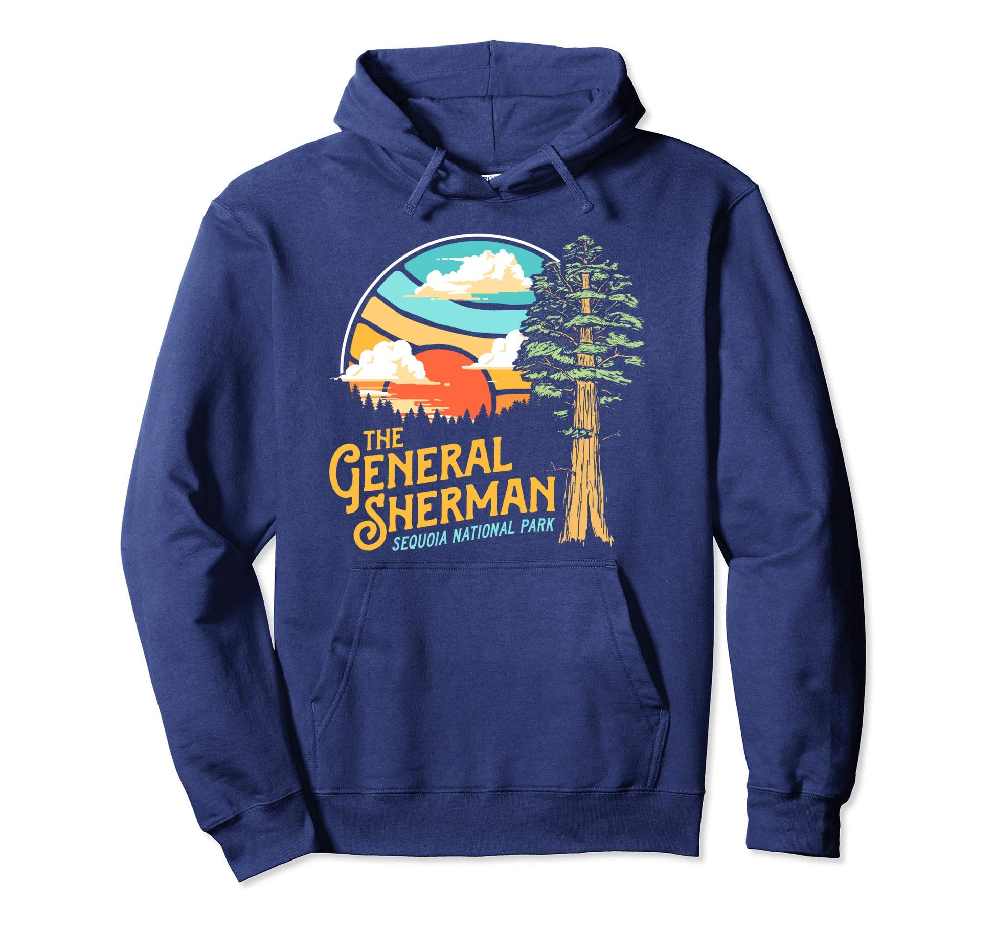 General Sherman Sequoia National Park Hoodie - Graphic Print Men Women - T-Shirt, Sweatshirt, Hoodie
