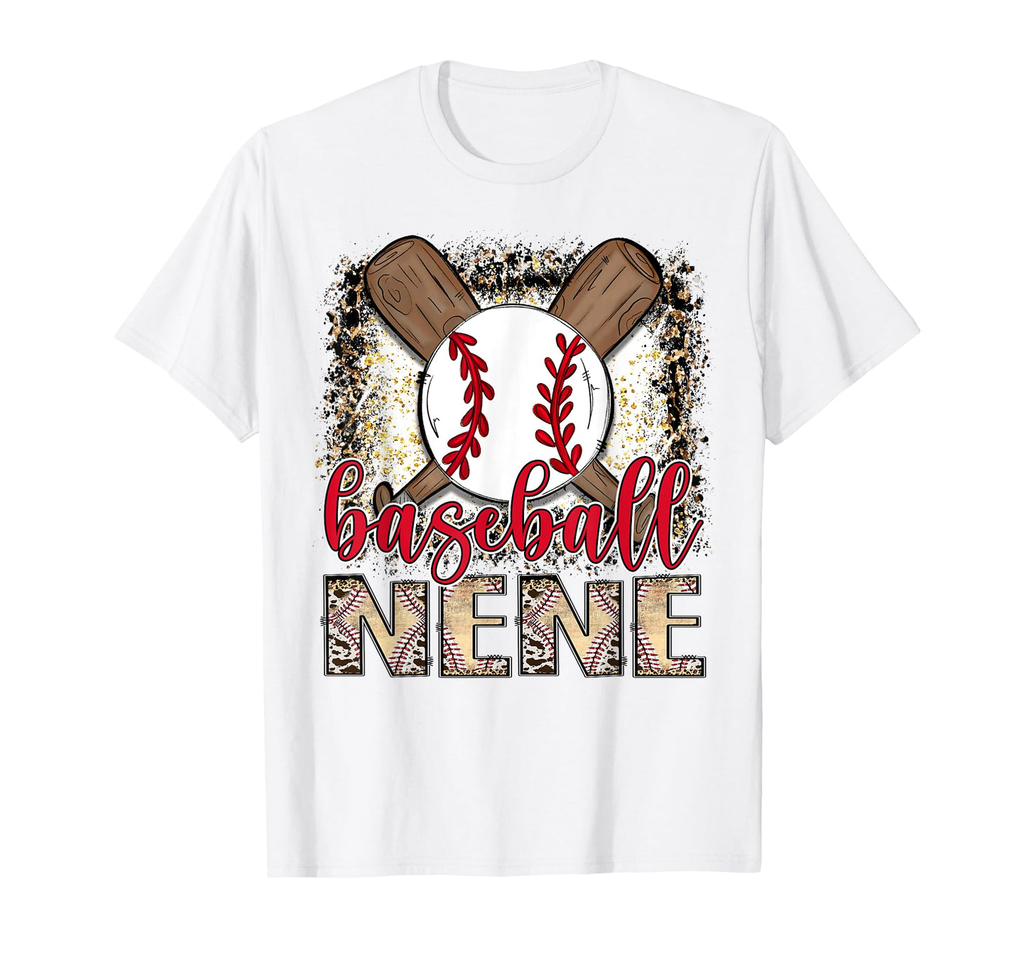 Baseball Nene Leopard Proud Ball T-Shirt - Casual Everyday Wear Men Women - T-Shirt, Sweatshirt, Hoodie