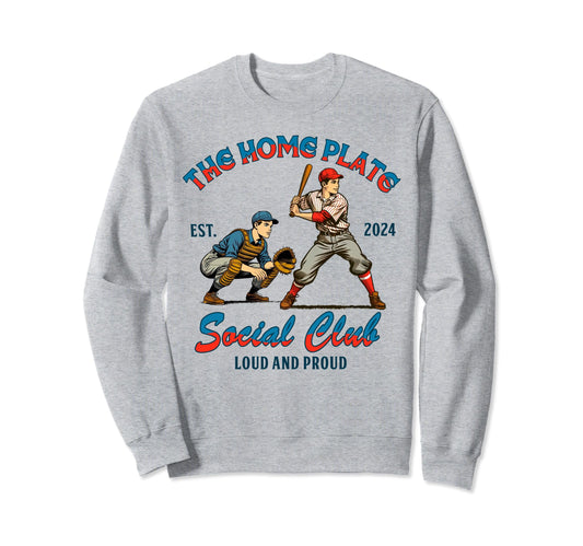 4Th July Baseball Player Home Sweatshirt - Aesthetic Graphic Men Women - T-Shirt, Sweatshirt, Hoodie