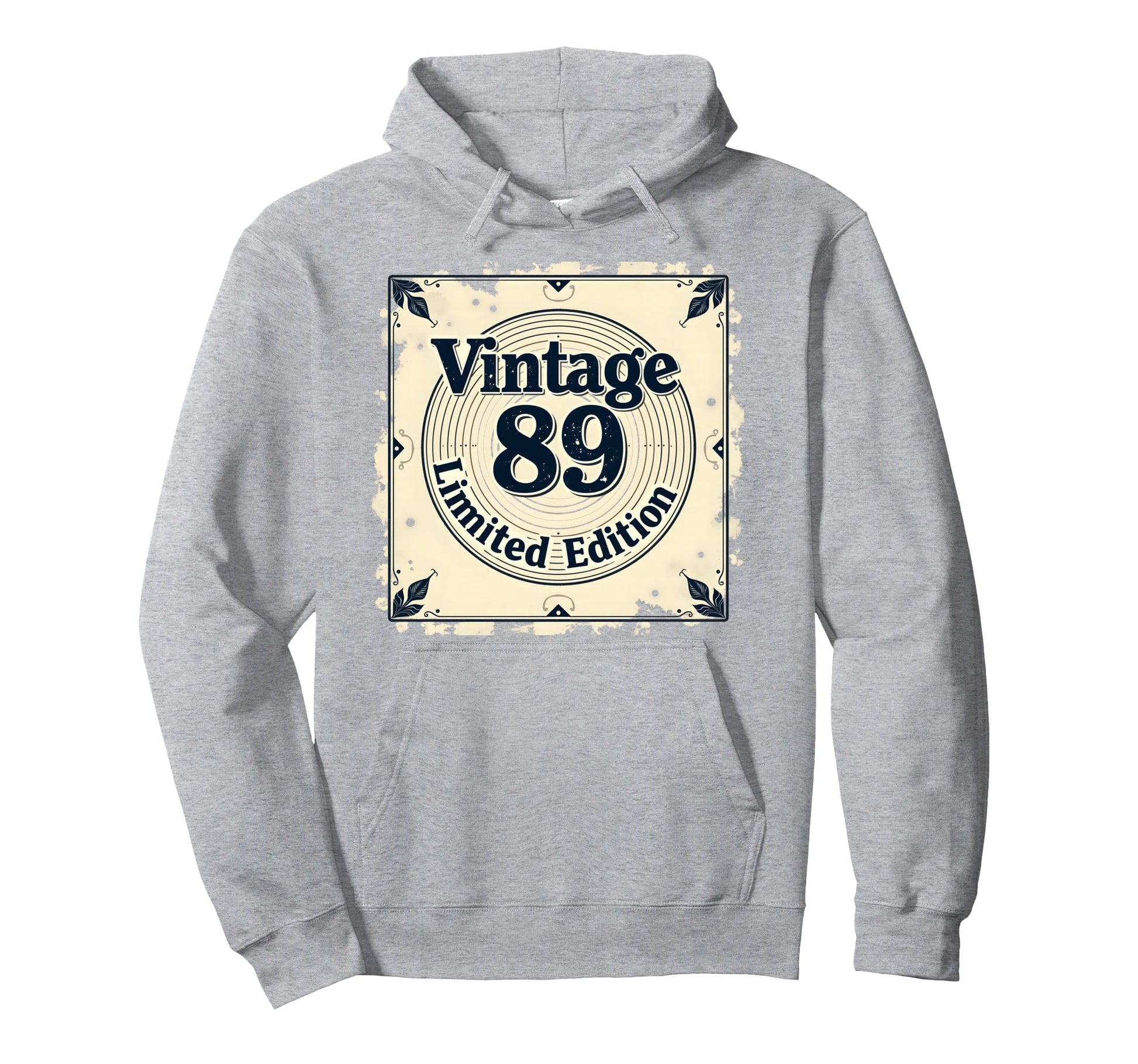 89 Birthday Gift Nostalgia Hoodie - Unique Graphic Men Women - T-Shirt, Sweatshirt, Hoodie