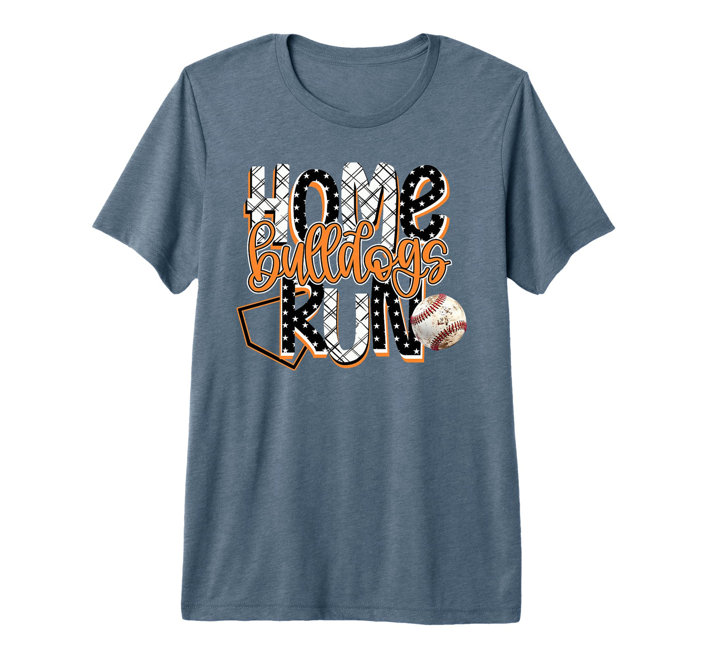 Home Run Bulldogs Baseball Game Day T-Shirt - Streetwear Style Men Women - T-Shirt, Sweatshirt, Hoodie