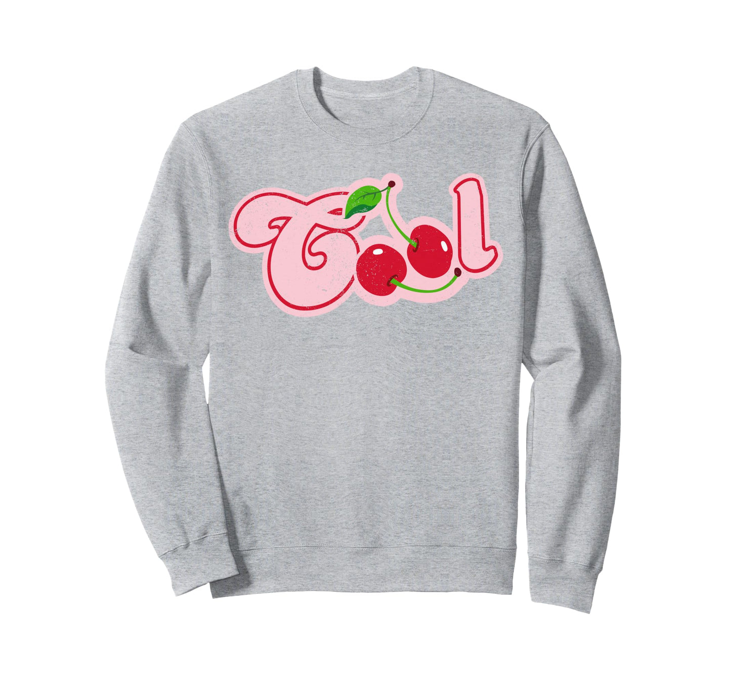 Cherries Pop Art Typography Sweatshirt - Custom Art Print for Adults - T-Shirt, Sweatshirt, Hoodie