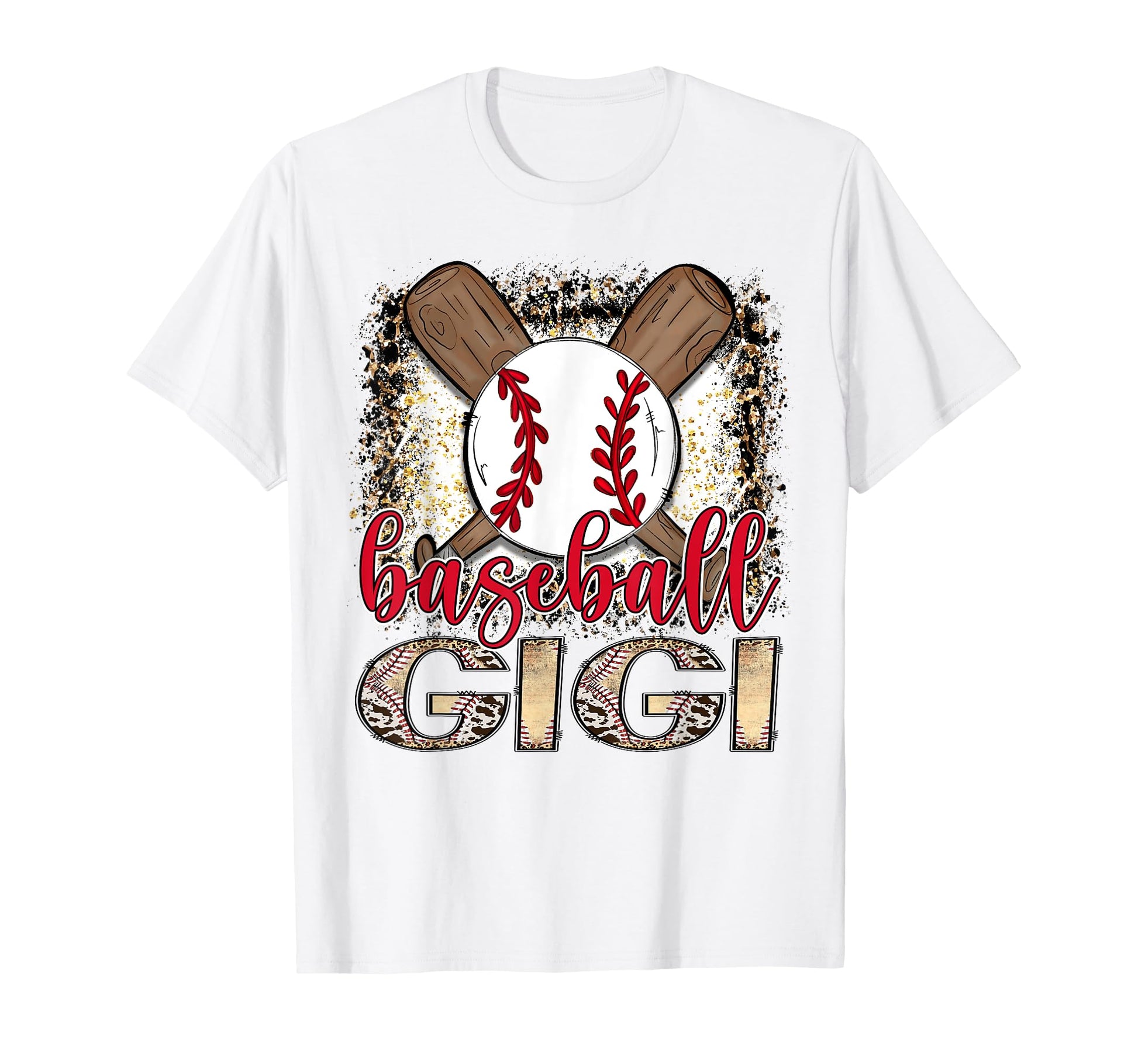 Baseball Gigi Leopard Proud Ball T-Shirt - Minimalist Print for Adults - T-Shirt, Sweatshirt, Hoodie