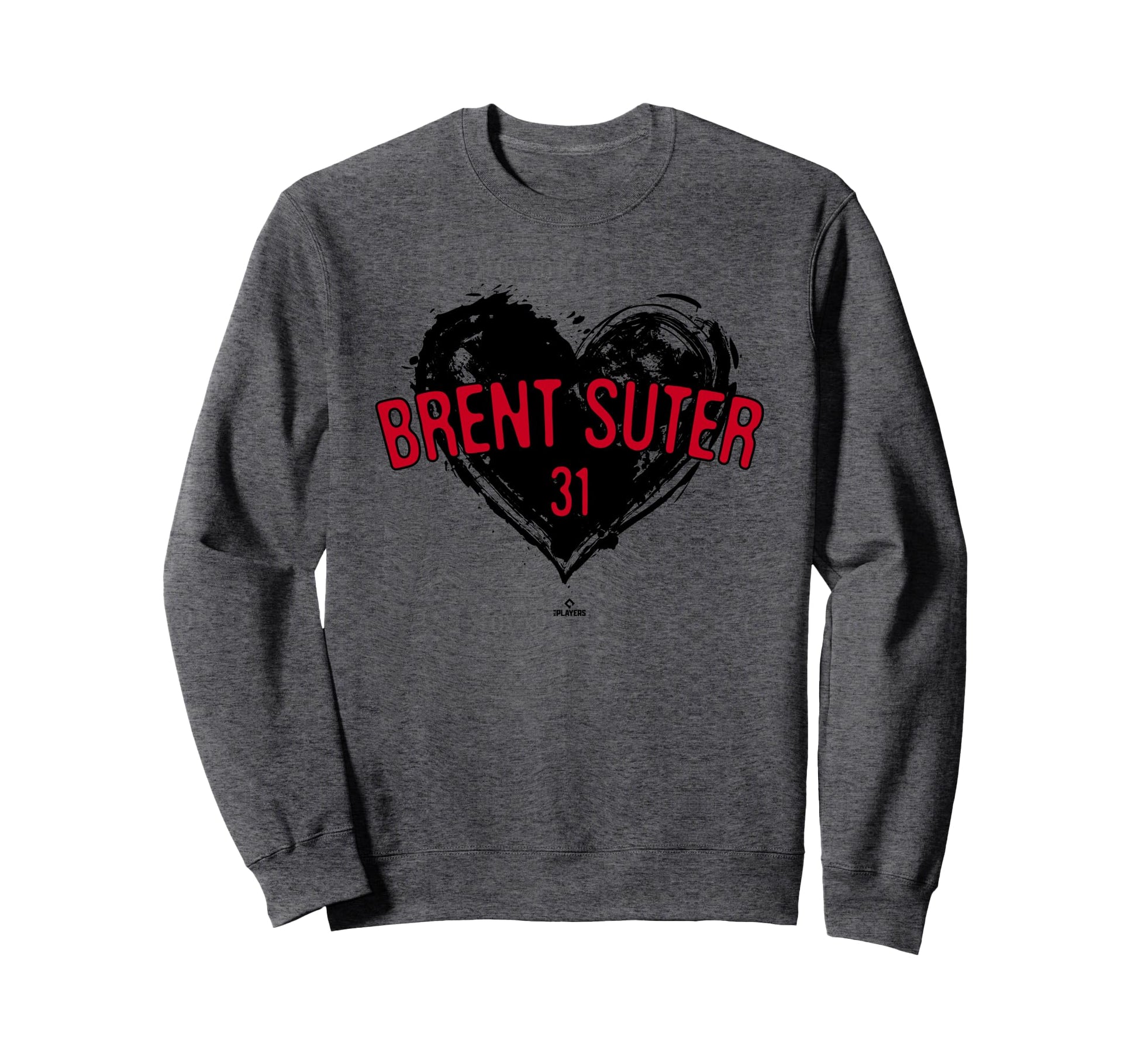 Distressed Heart Brent Suter Sweatshirt - Fun Novelty Design for Adults - T-Shirt, Sweatshirt, Hoodie
