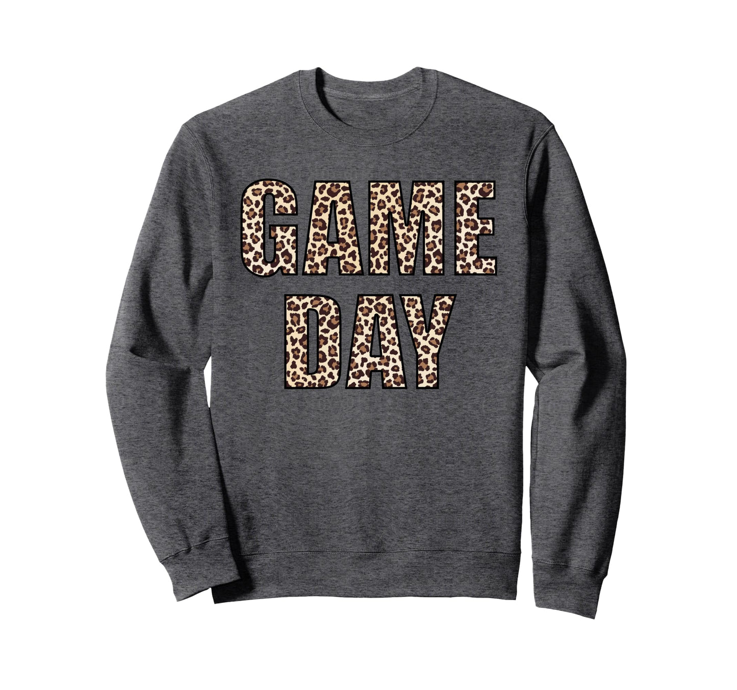 Game Day Leopard Sweatshirt - Unique Graphic Men Women - T-Shirt, Sweatshirt, Hoodie