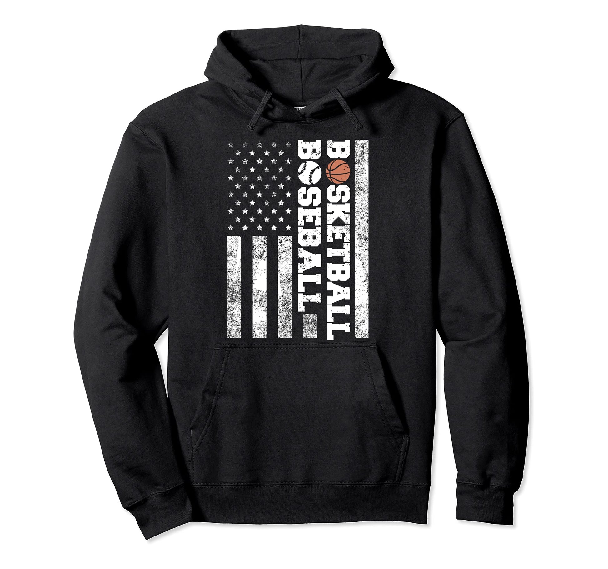 American Distressed Flag Funny Hoodie - Streetwear Style Men Women - T-Shirt, Sweatshirt, Hoodie