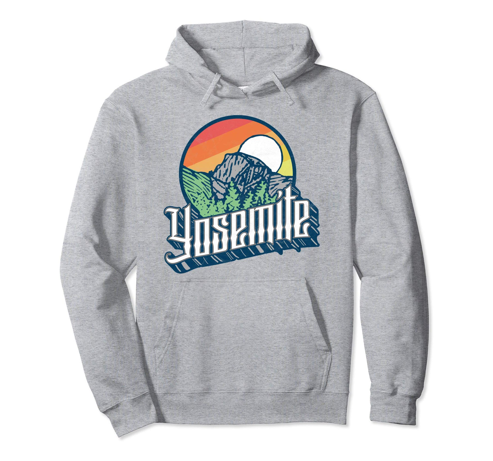 Yosemite National Park Half Dome Hoodie - Fun Novelty Design for Adults - T-Shirt, Sweatshirt, Hoodie